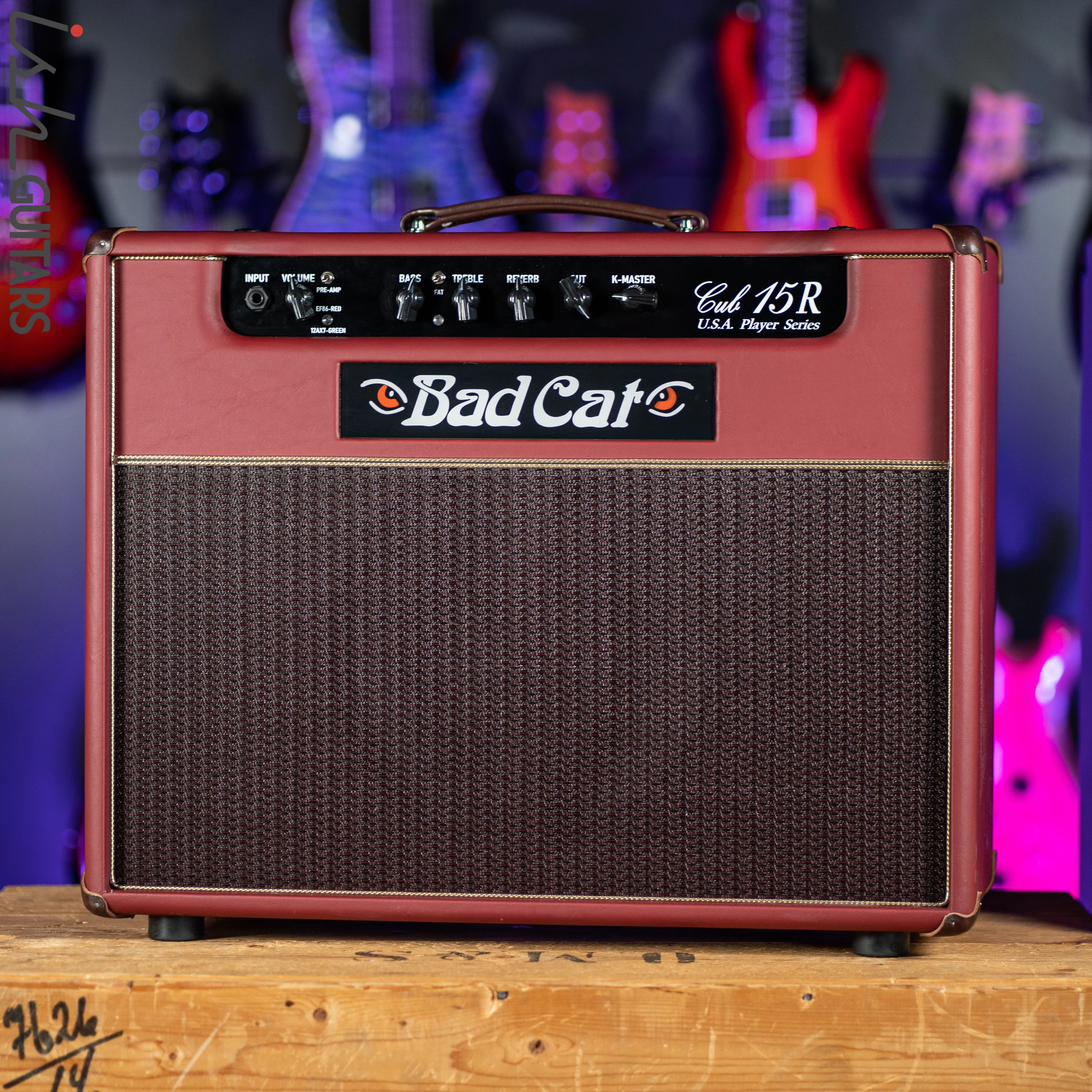 Bad Cat Cub 15R USA Player Series 15W 1x12 Tube Combo Amp Red