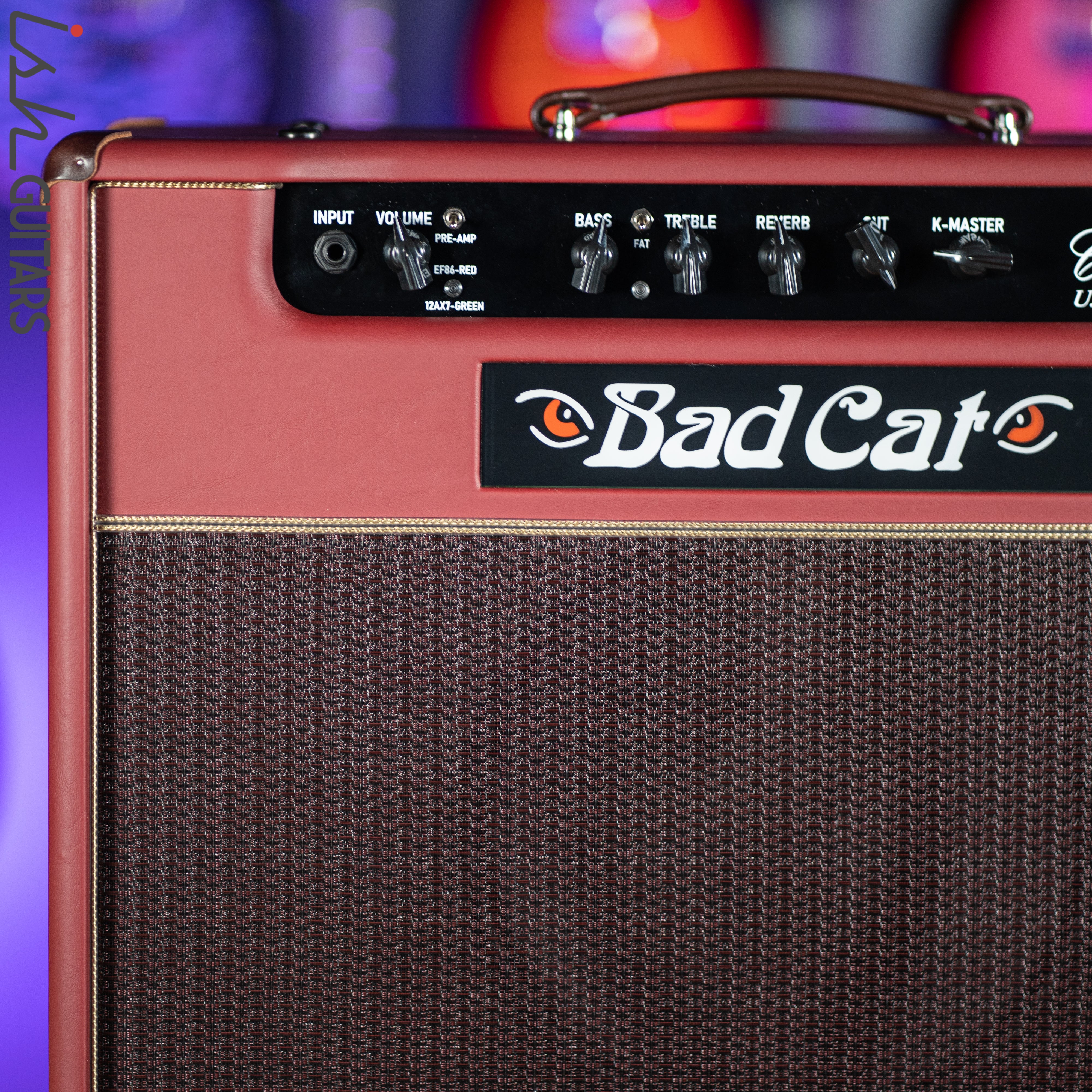 Bad Cat Cub 15R USA Player Series 15W 1x12 Tube Combo Amp Red - Image 2