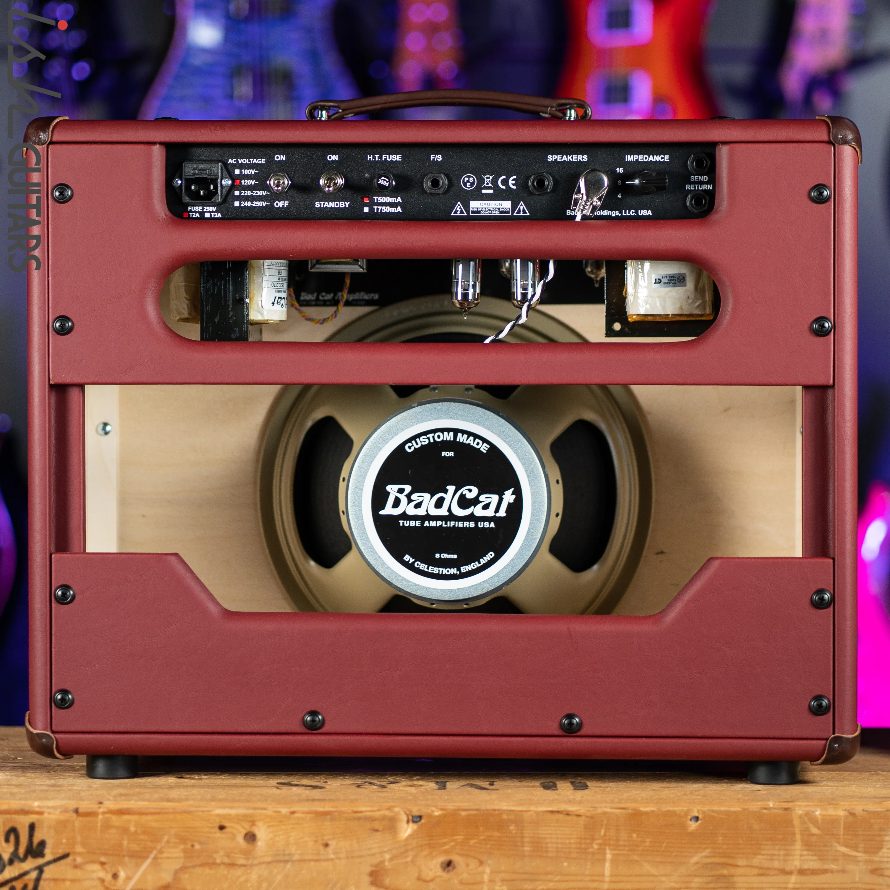 Bad Cat Cub 15R USA Player Series 15W 1x12 Tube Combo Amp Red - Image 5