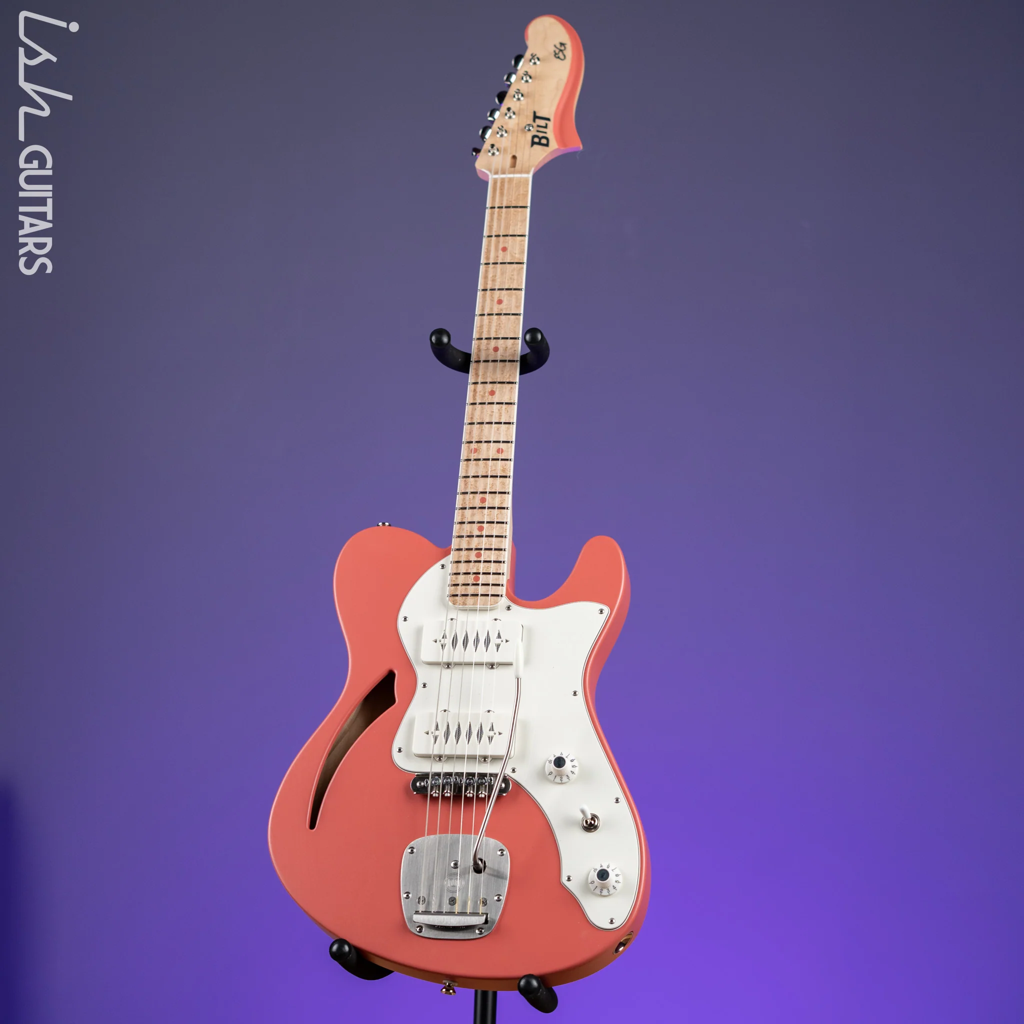 Bilt ESG Semi-Hollow Tahitian Coral - Image 2