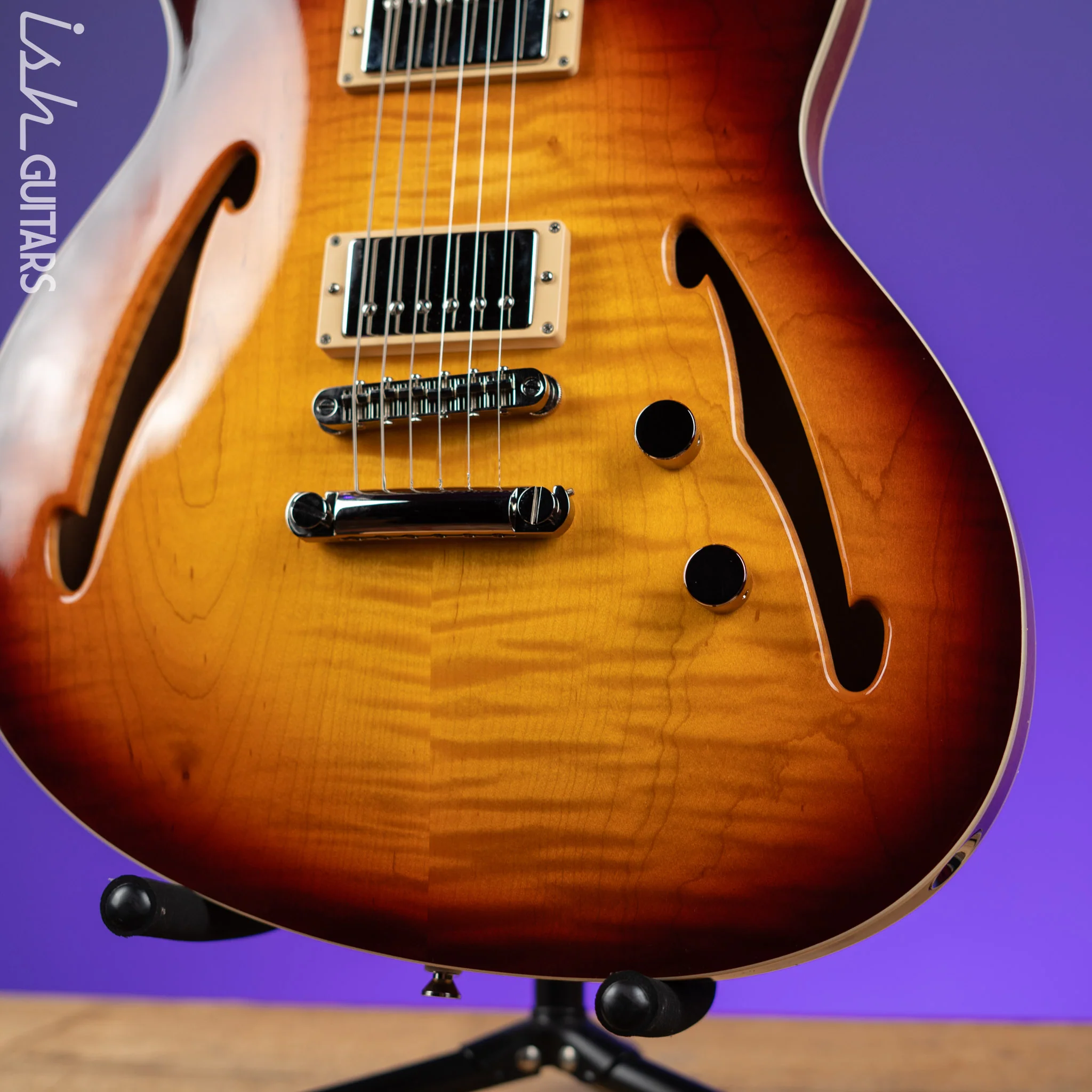 Bilt Volaré Electric Guitar Light Tobacco Burst - Image 4