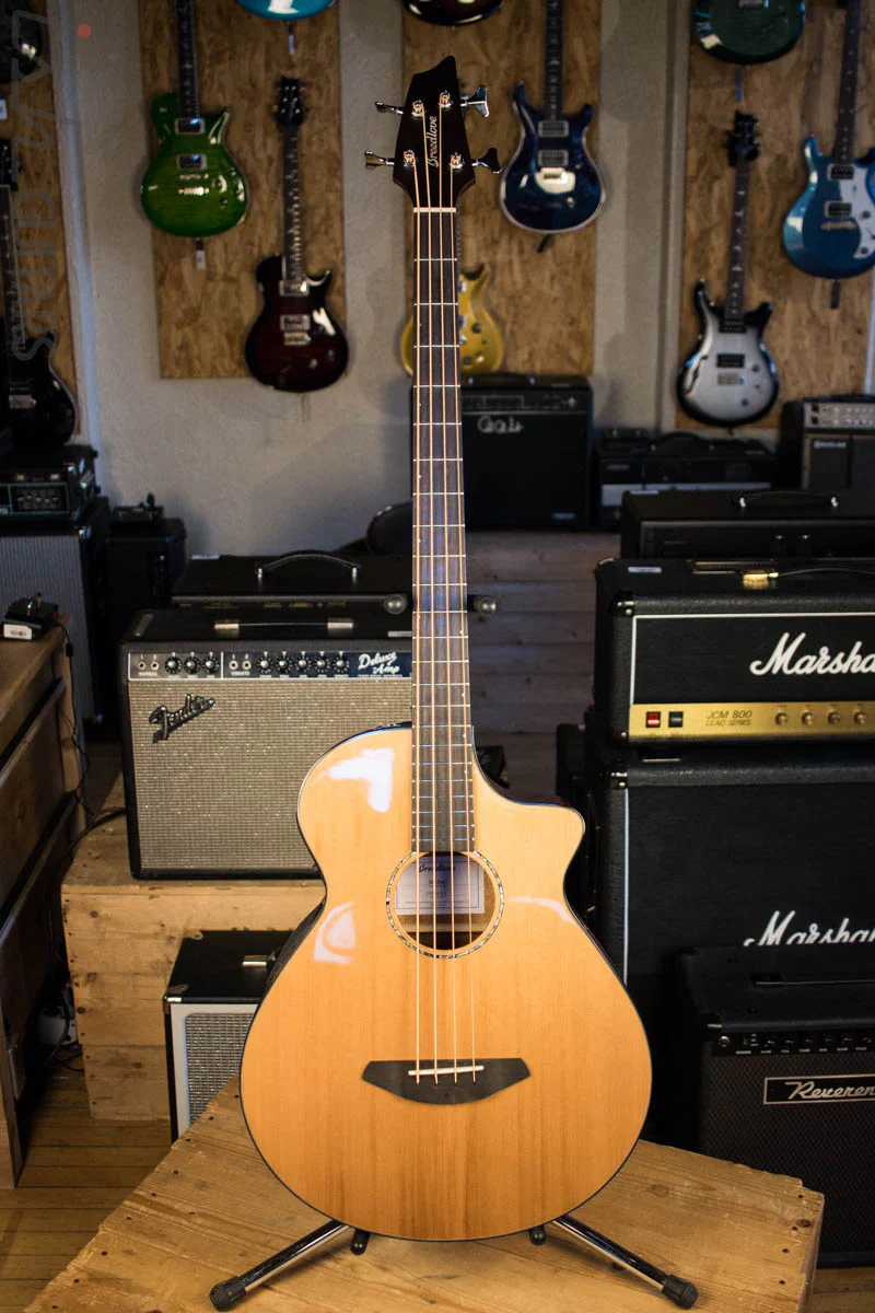 Breedlove Solo Acoustic Electric Bass Guitar - Image 2