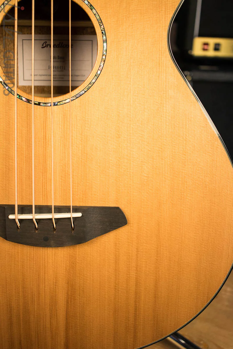 Breedlove Solo Acoustic Electric Bass Guitar - Image 4