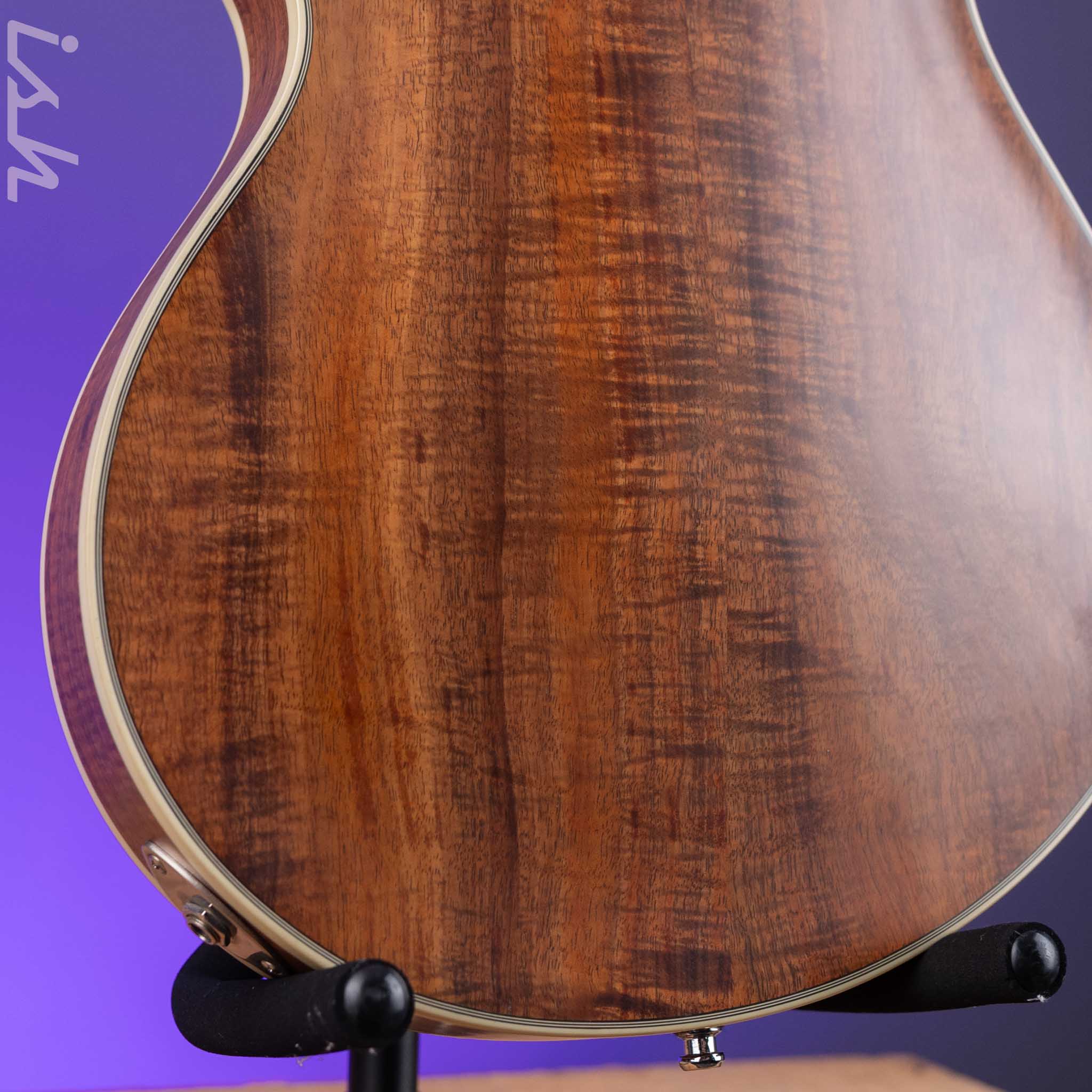 Bruton Universal Electric Archtop Guitar Natural - Image 11