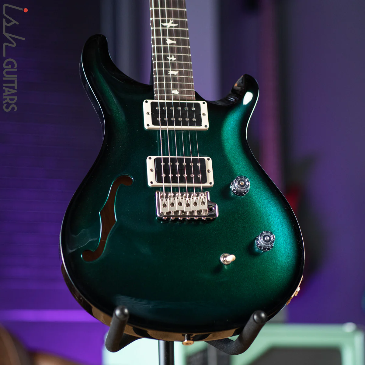CE 24 Semi-Hollow Custom Color Forest Green Metallic
