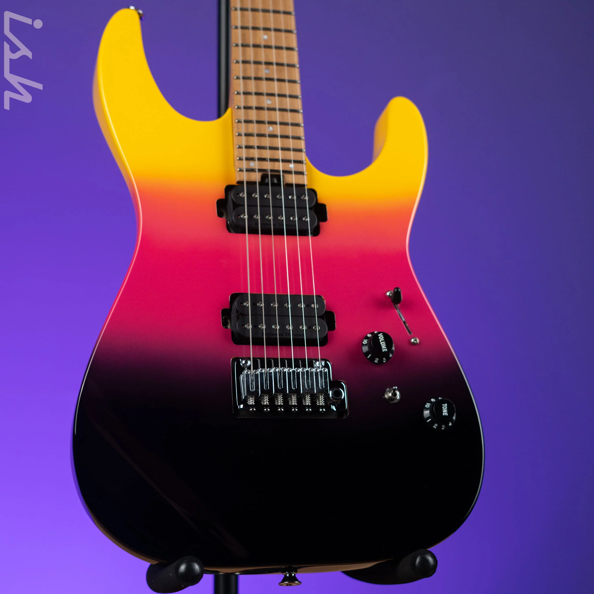 Charvel Pro-Mod DK24 HH 2PT CM Electric Guitar Malibu Sunset Demo