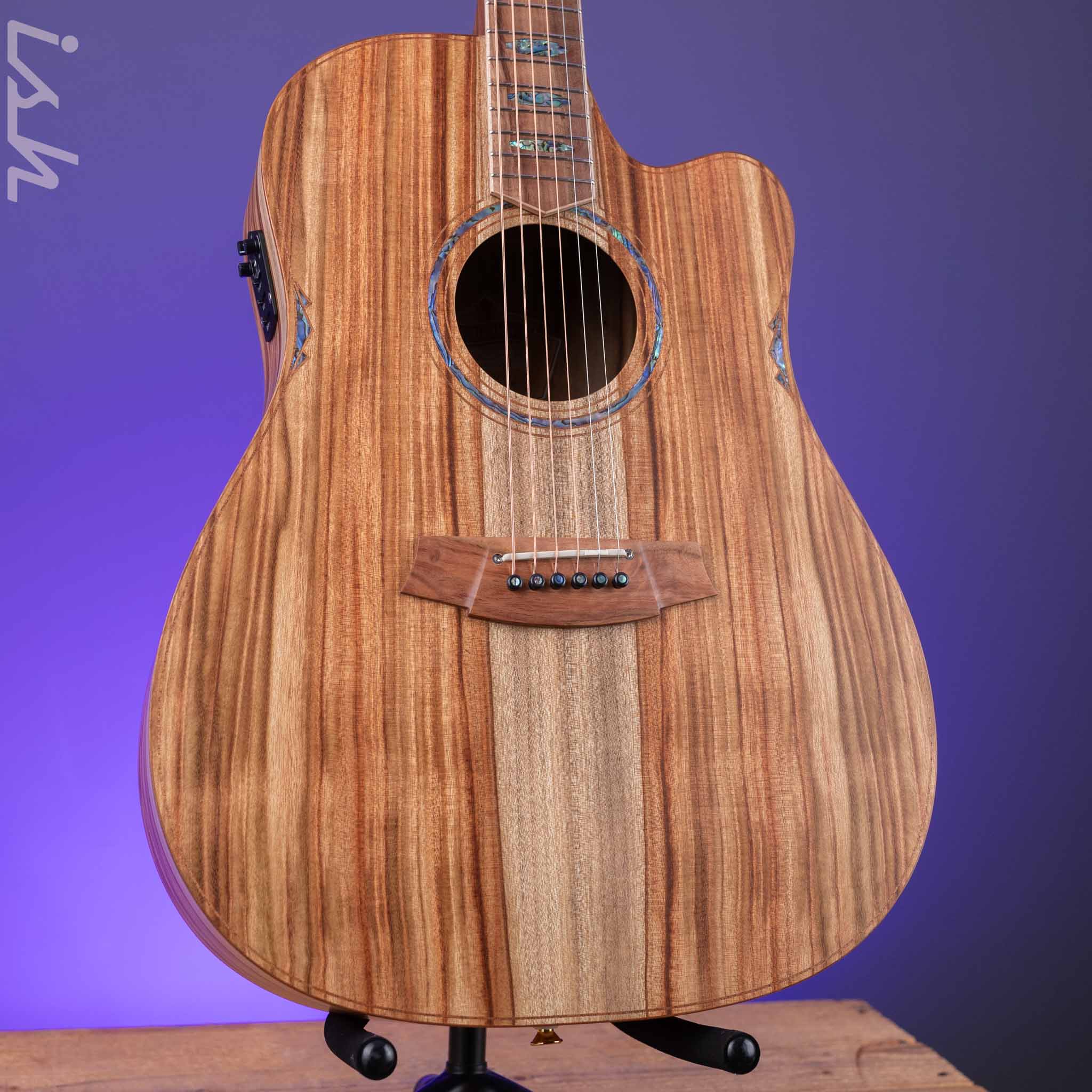 Cole Clark FL3EC-CLCL Acoustic-Electric Guitar Camphor Laurel - Image 2