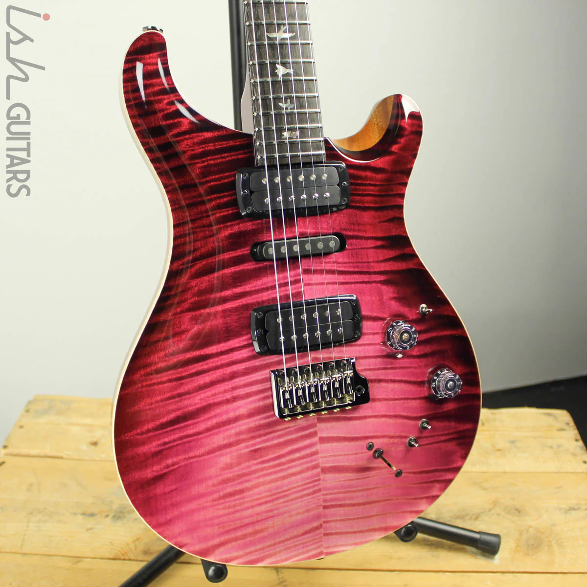 2019 PRS Modern Eagle V Private Stock Limited Raspberry Dragon's Breath