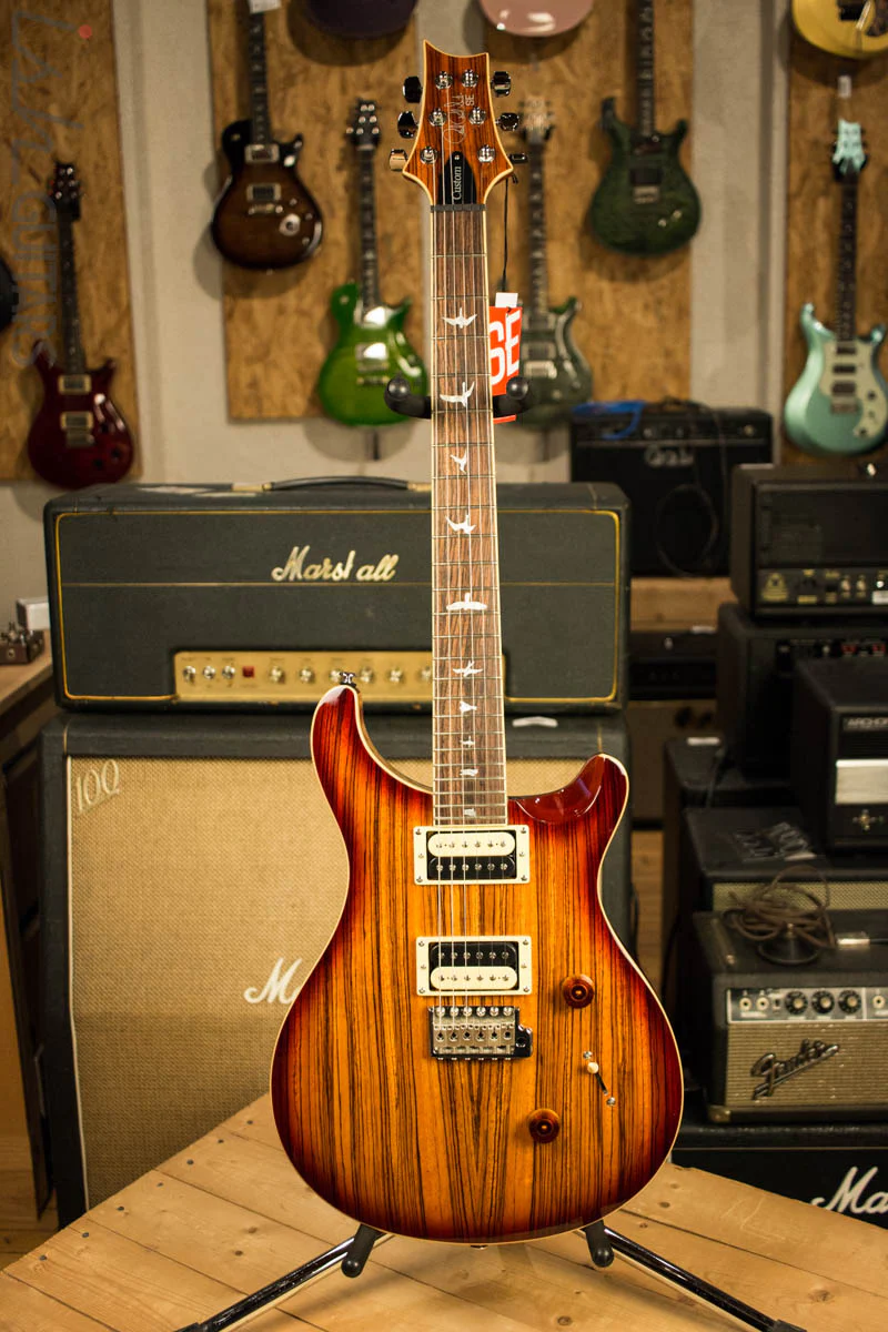 2018 Paul Reed Smith PRS SE Custom 24 - Zebrawood - Image 2