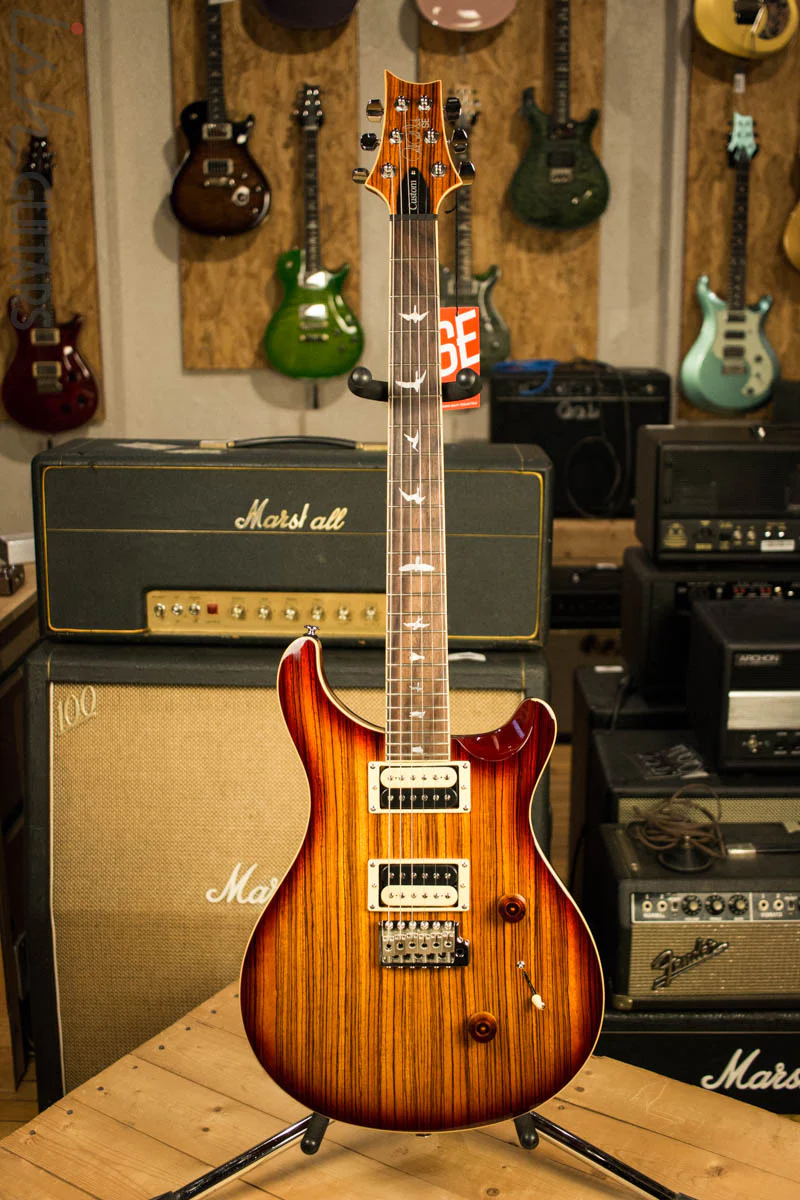 2018 Paul Reed Smith PRS SE Custom 24 - Zebrawood - Image 2