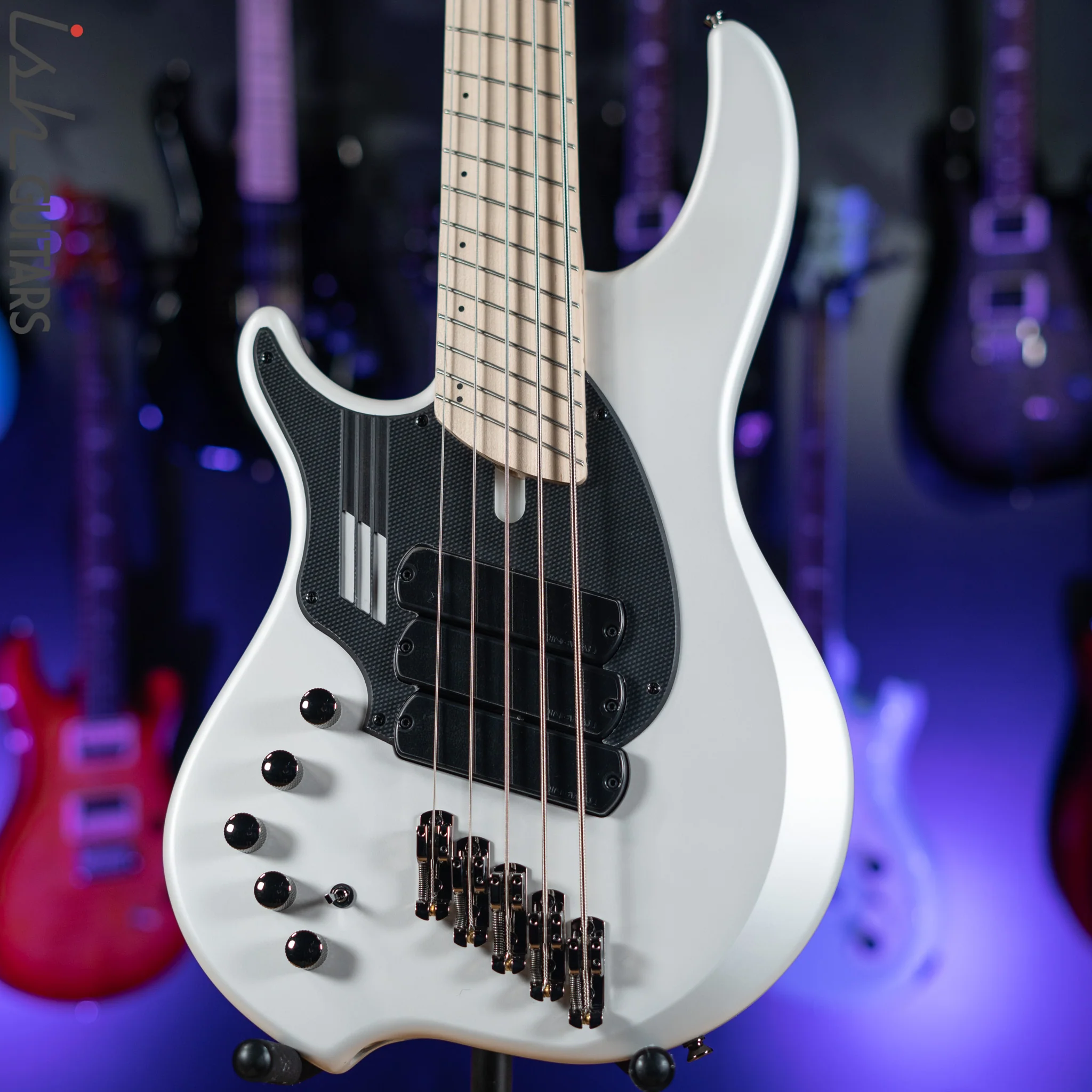 Dingwall NG-3 5-String Bass Left Handed Ducati White