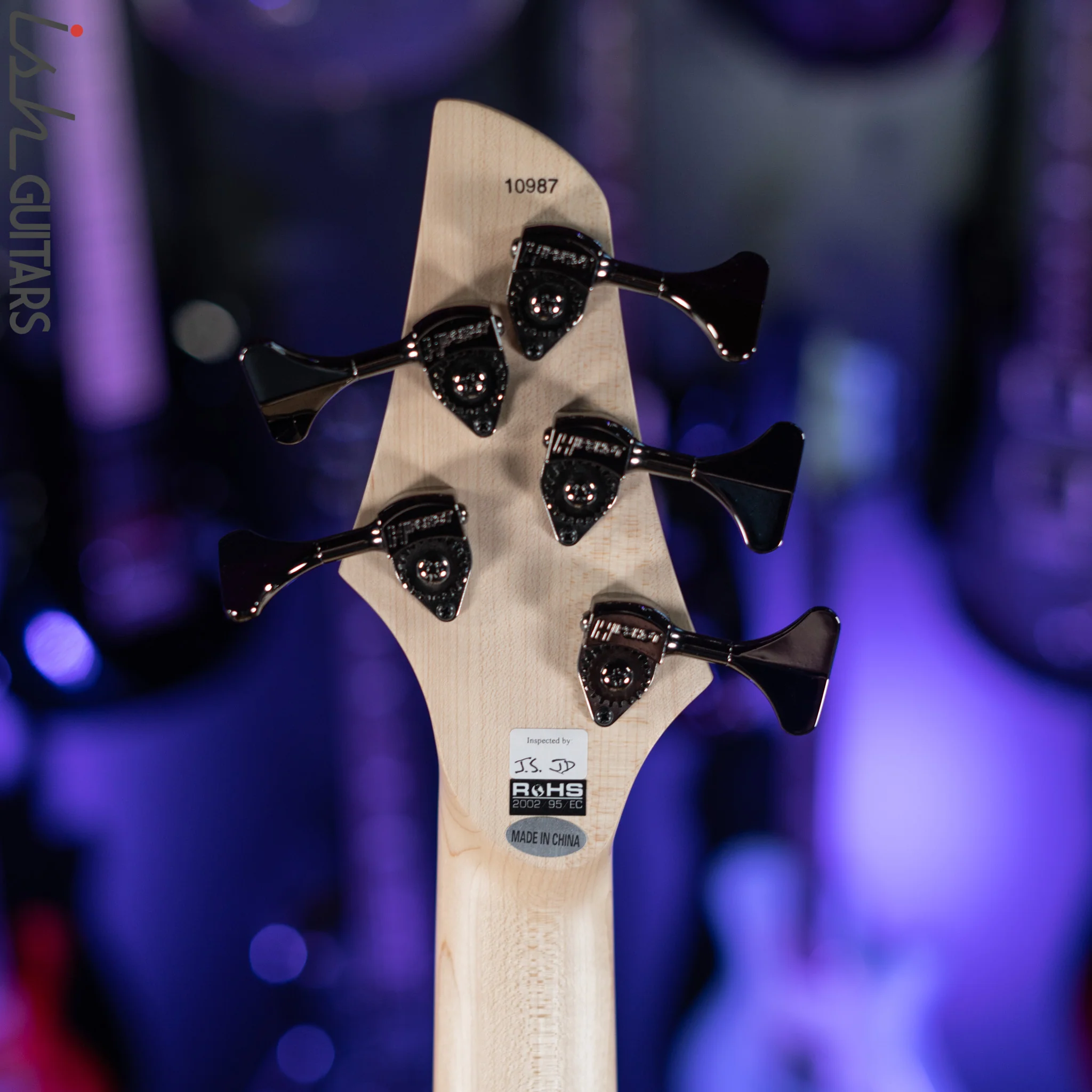 Dingwall NG-3 5-String Bass Left Handed Ducati White - Image 11