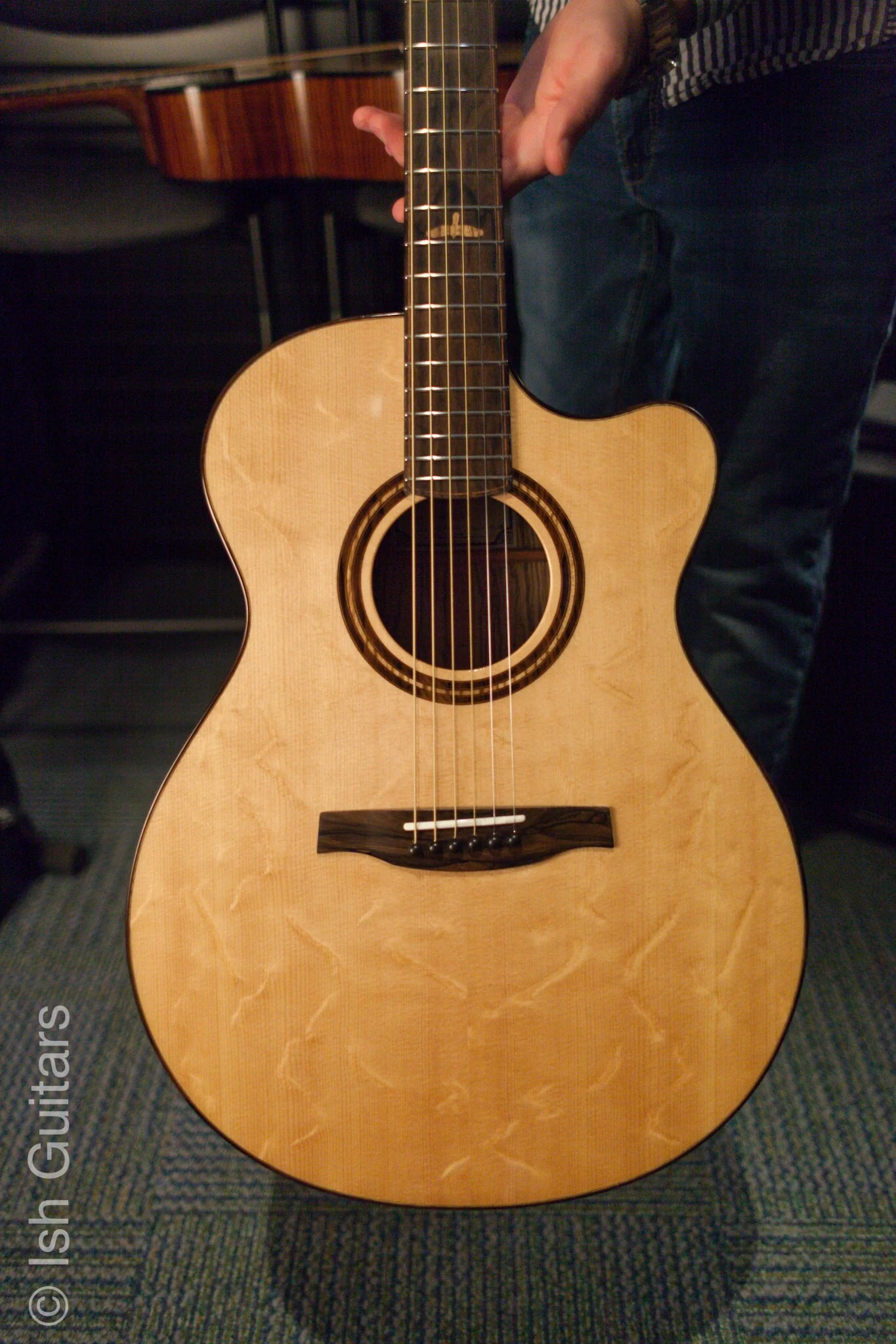 NAMM Paul Reed Smith PRS Private Stock Angelus Acoustic Electric Guitar