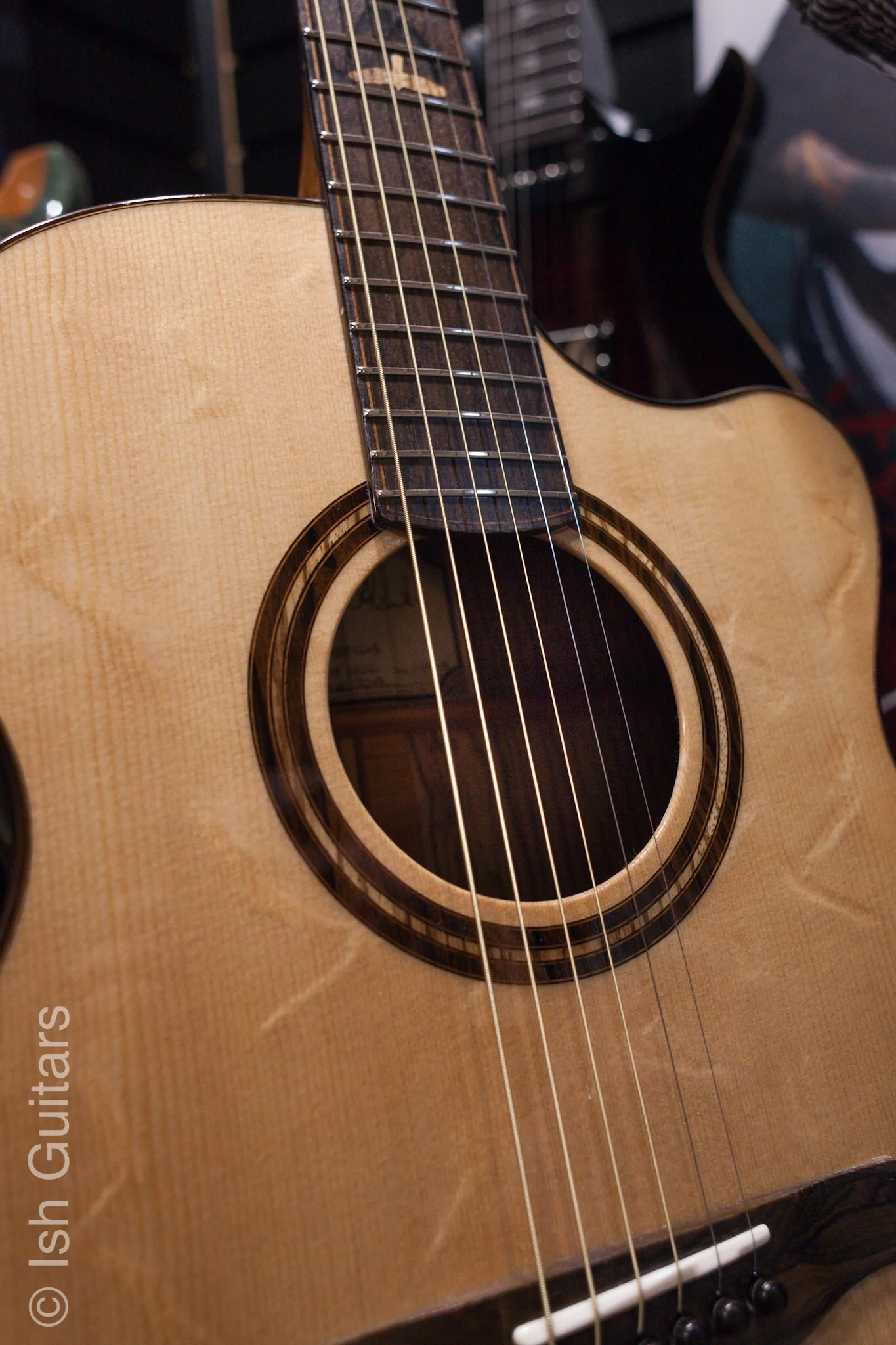 NAMM Paul Reed Smith PRS Private Stock Angelus Acoustic Electric Guitar - Image 2
