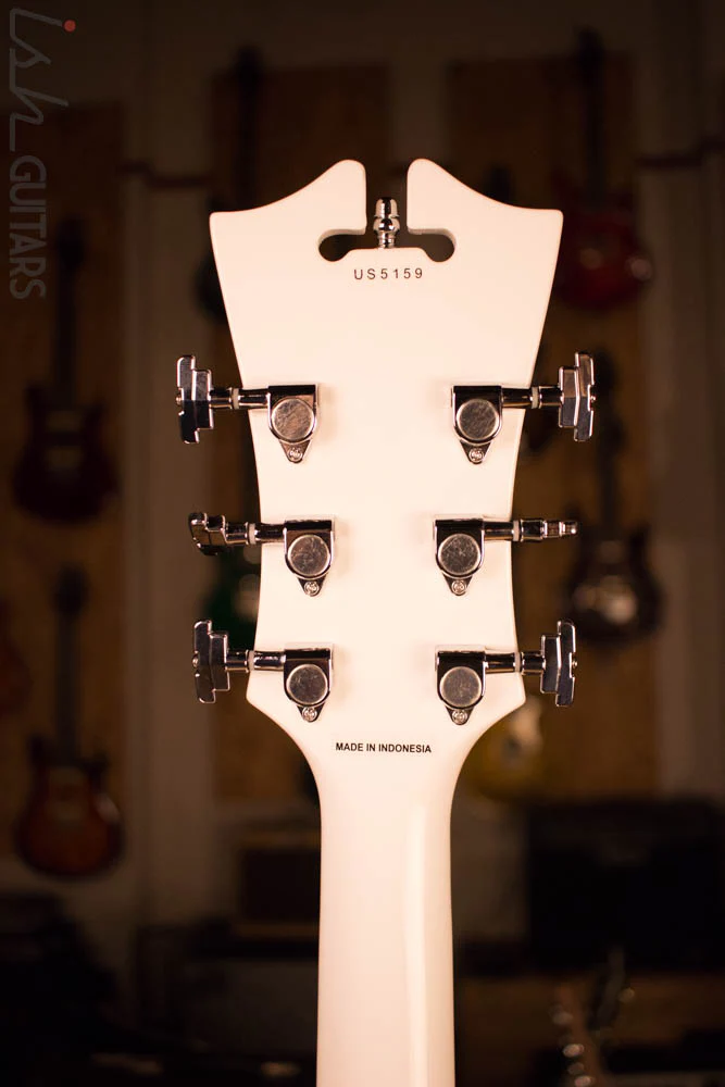 D’Angelico Premier EXL-1 White Jazz Guitar - Image 9
