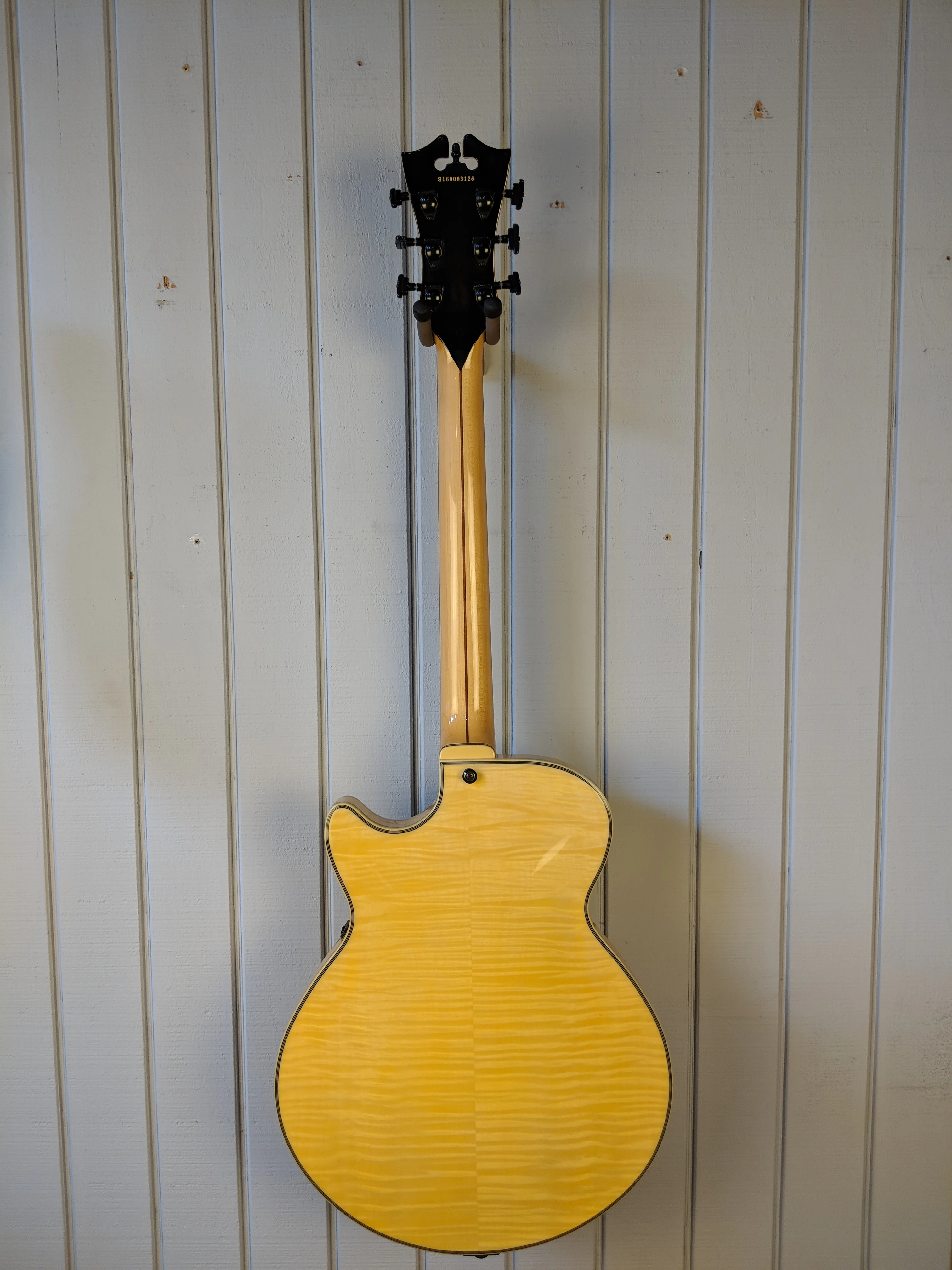 2016 D’Angelico Excel EX-SS Electric Guitar Natural Clear - Image 6