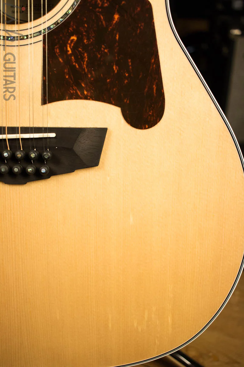 D’Angelico Premier Bowery 12 String Acoustic Electric Guitar Natural - Image 4