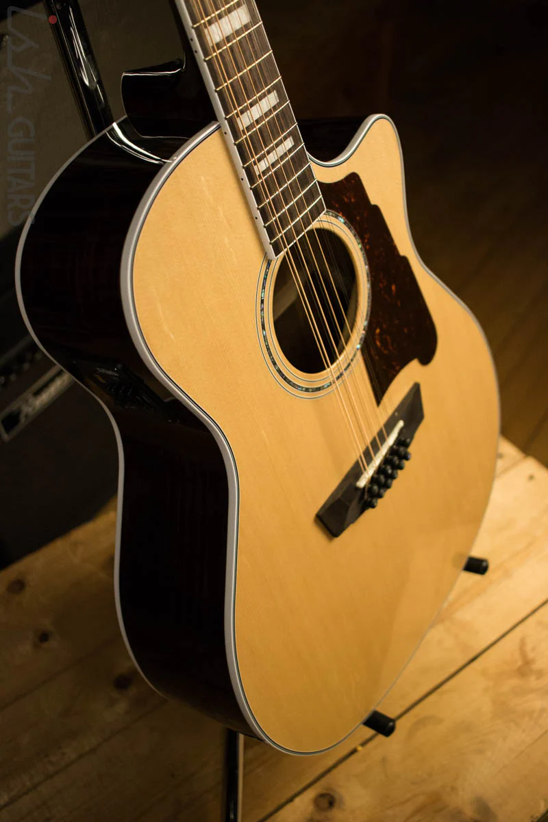 D’Angelico Premier Bowery 12 String Acoustic Electric Guitar Natural - Image 6