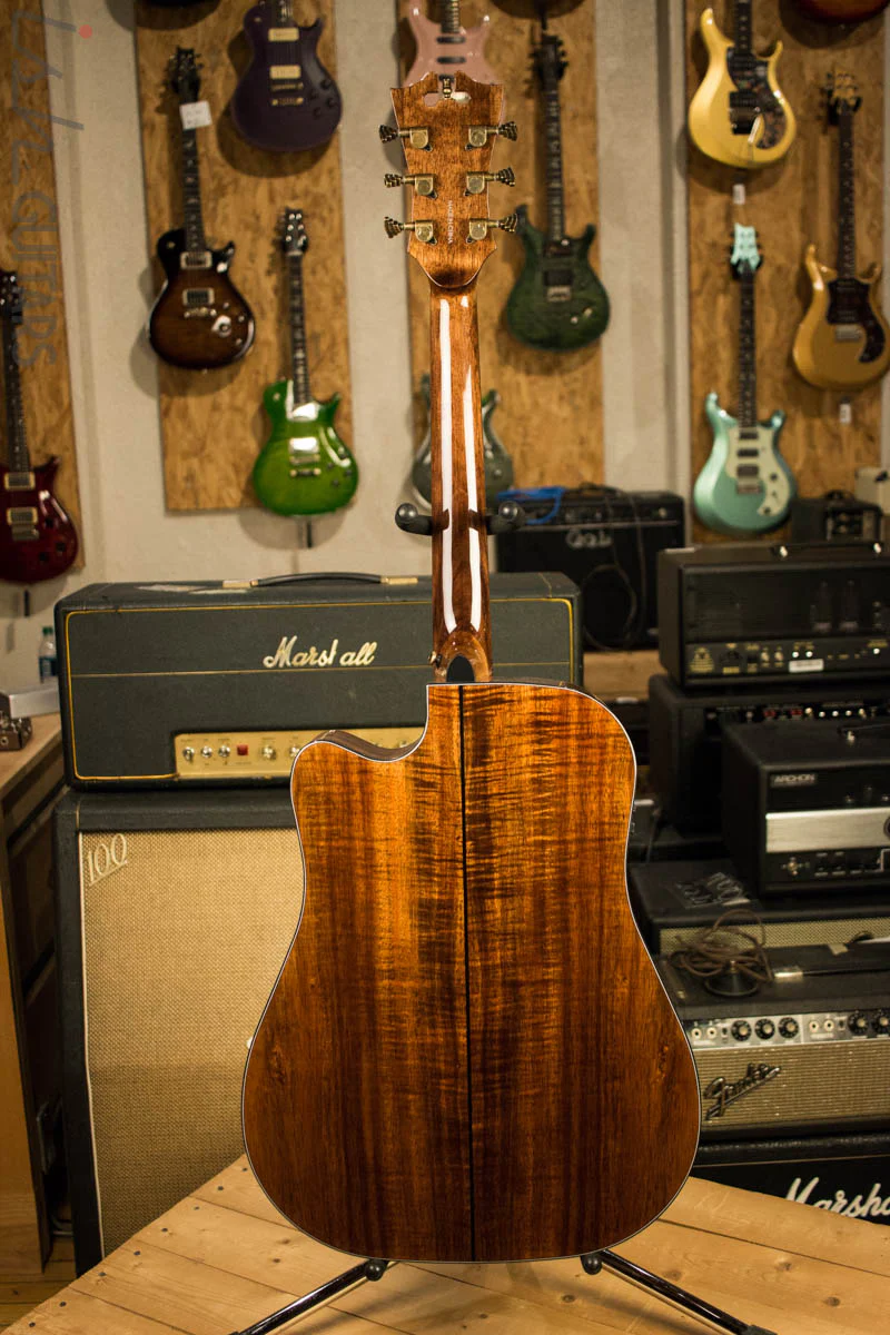 D’Angelico Premier Bowery Koa Acoustic Electric Guitar - Image 8