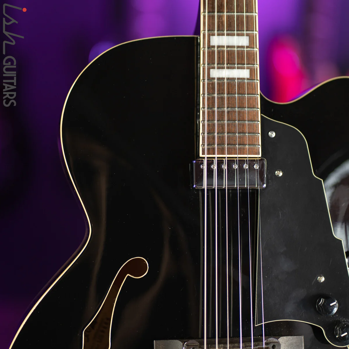 D’Angelico Premier EXL-1 Hollowbody Black - Image 3