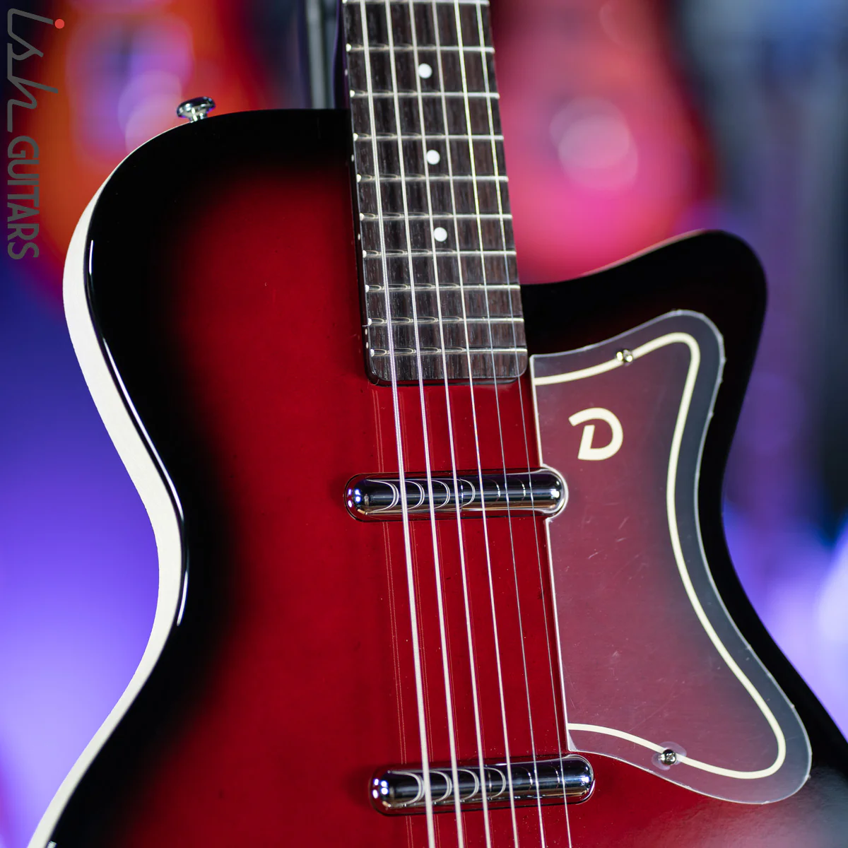 Danelectro '56 Baritone Red Burst - Image 5