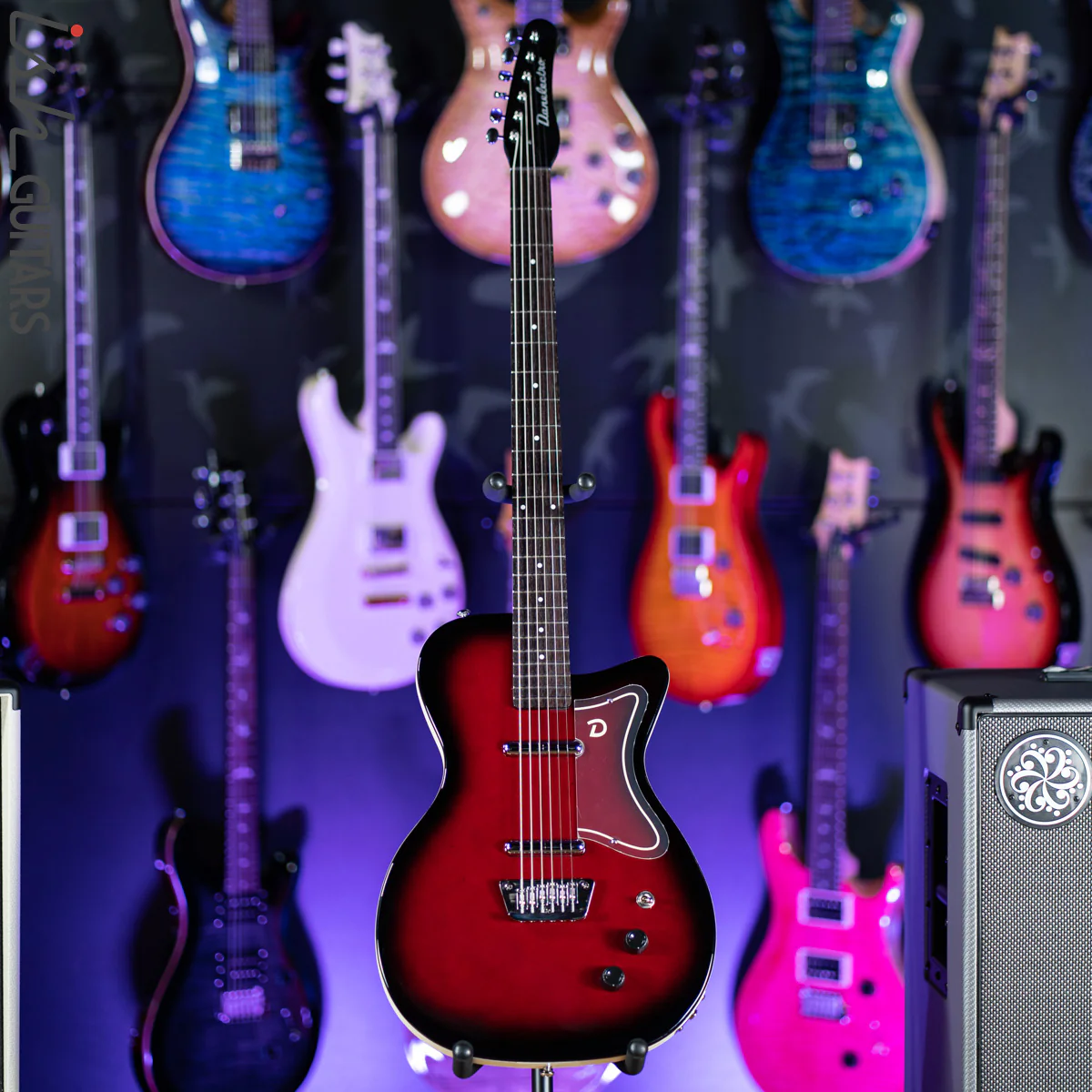 Danelectro 56 Singlecut Baritone Red Burst - Image 3