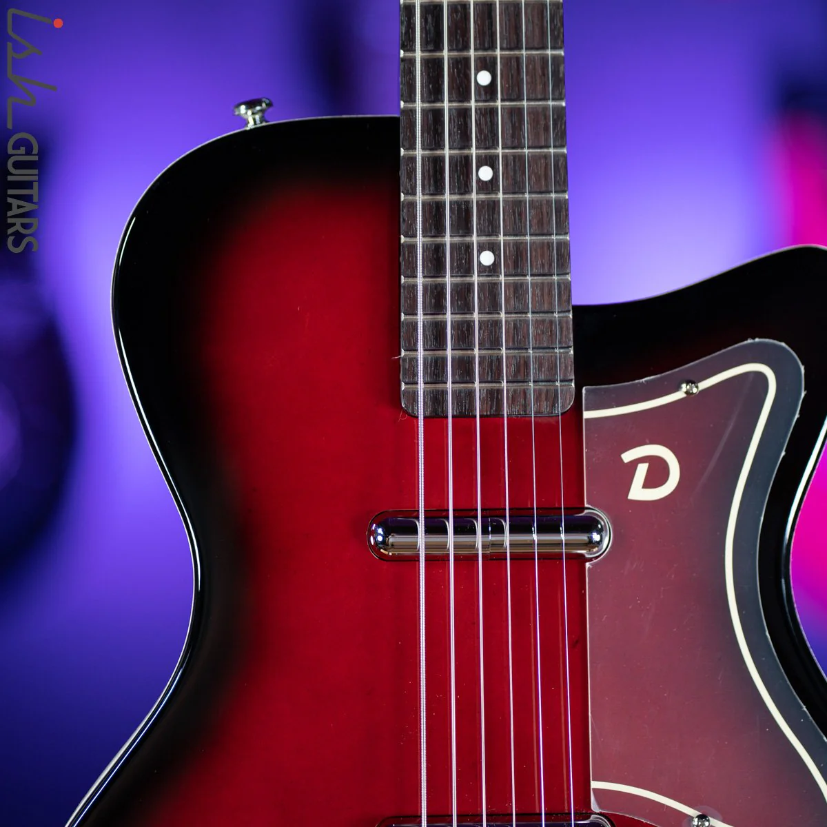 Danelectro 56 Singlecut Baritone Red Burst - Image 3