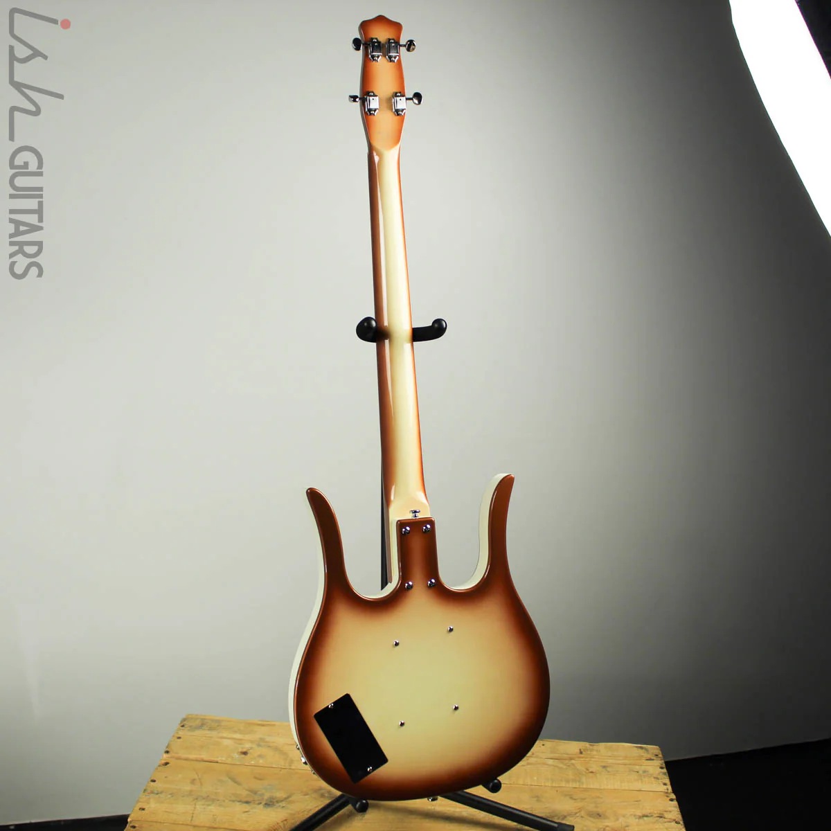 Danelectro '58 Longhorn Bass Guitar Copper Burst - Image 6