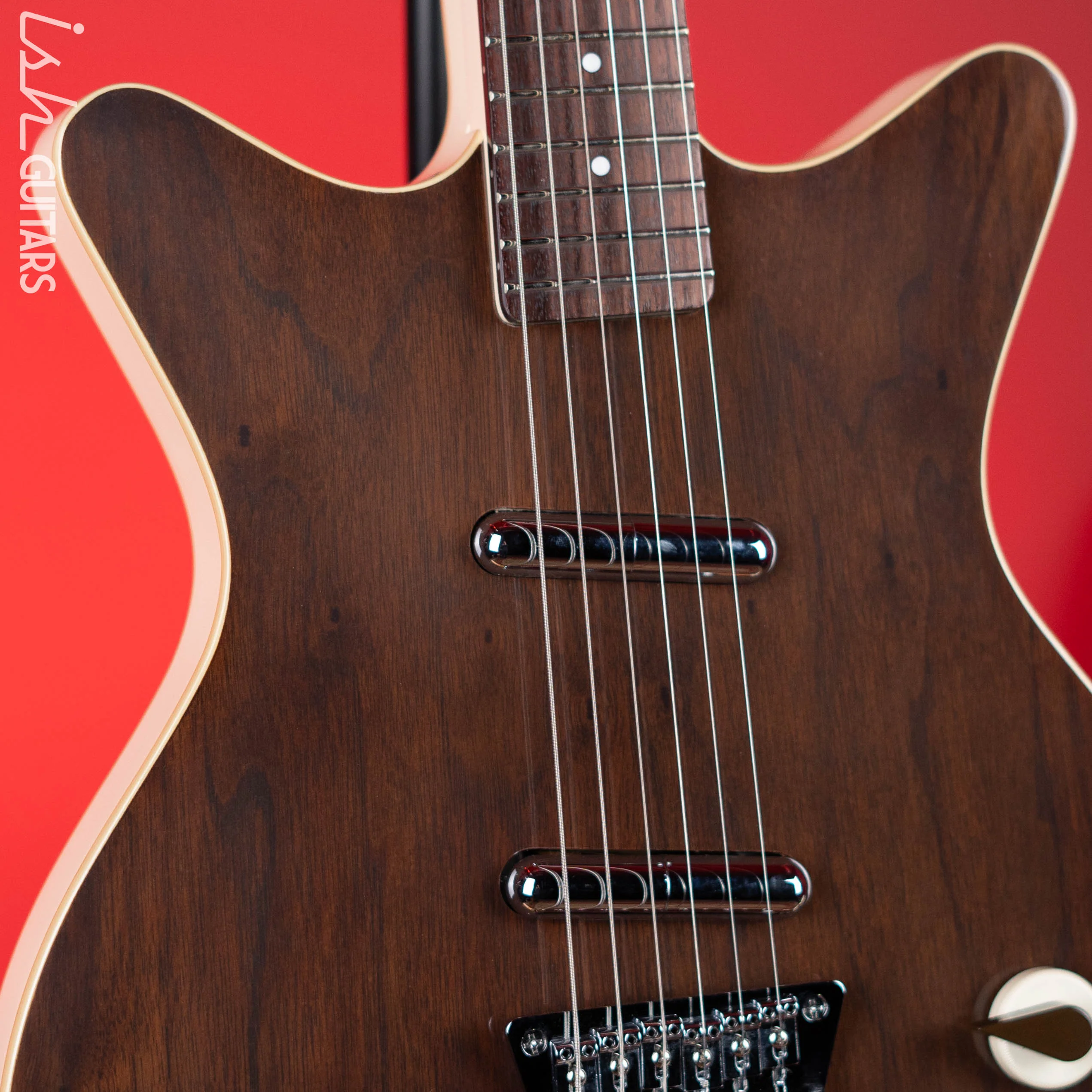 Danelectro '59 Electric Guitar Divine Dark Walnut - Image 3