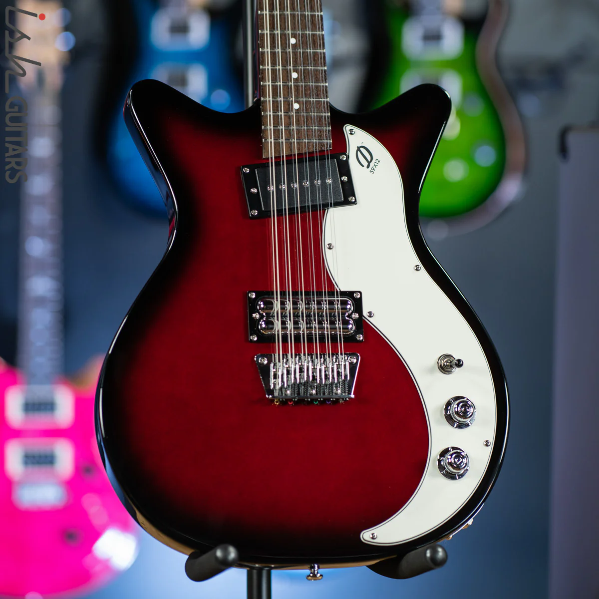 Danelectro 59x12 12-String Electric Guitar Red Burst