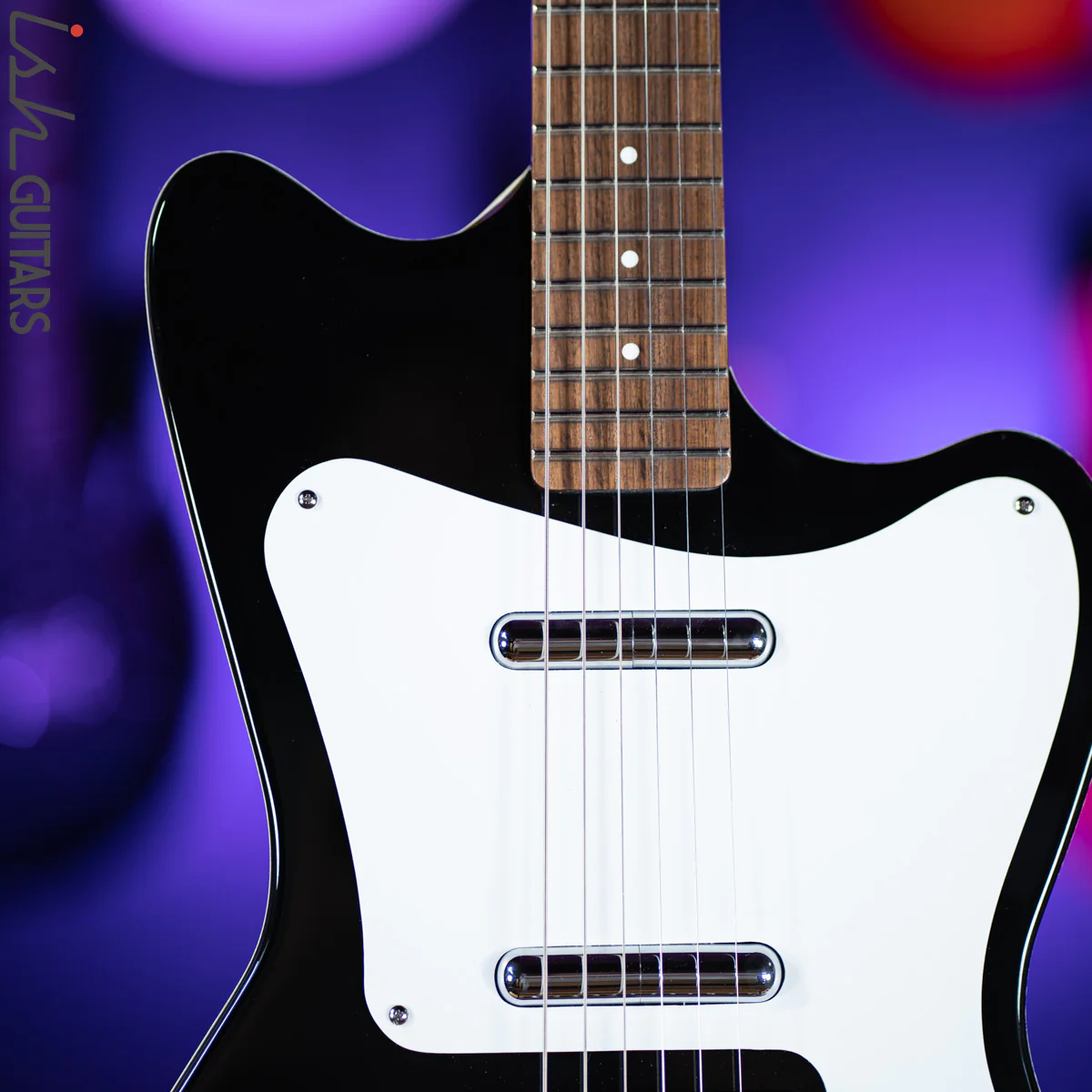 Danelectro '67 Dano Electric Guitar Black - Image 4