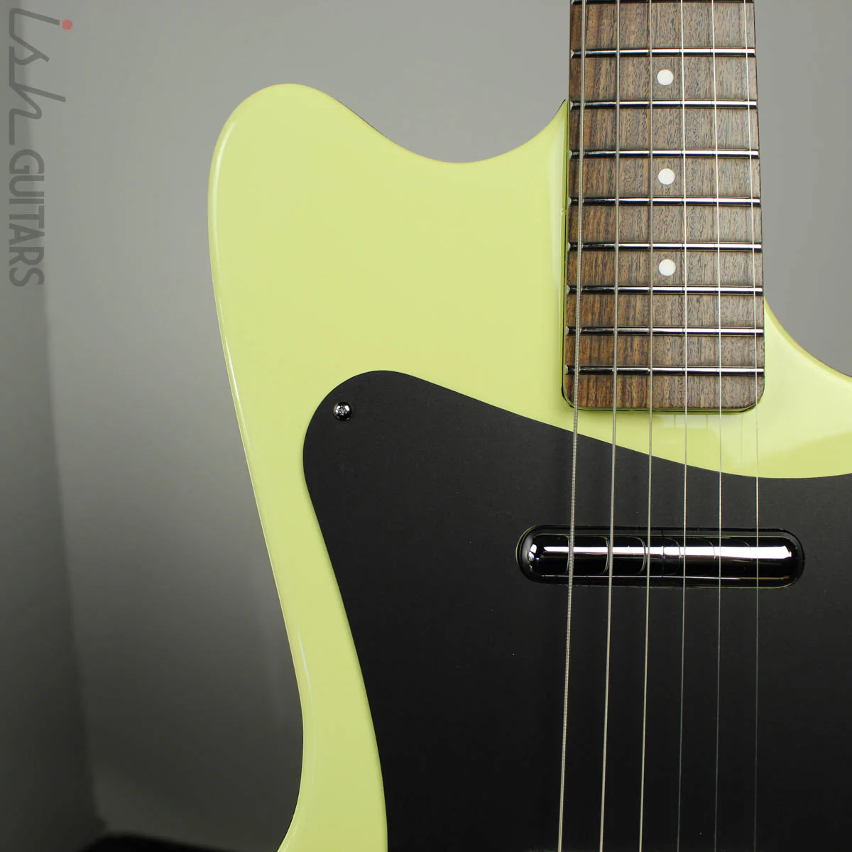 Danelectro '67 Reissue Dano Yellow Solidbody Guitar - Image 3