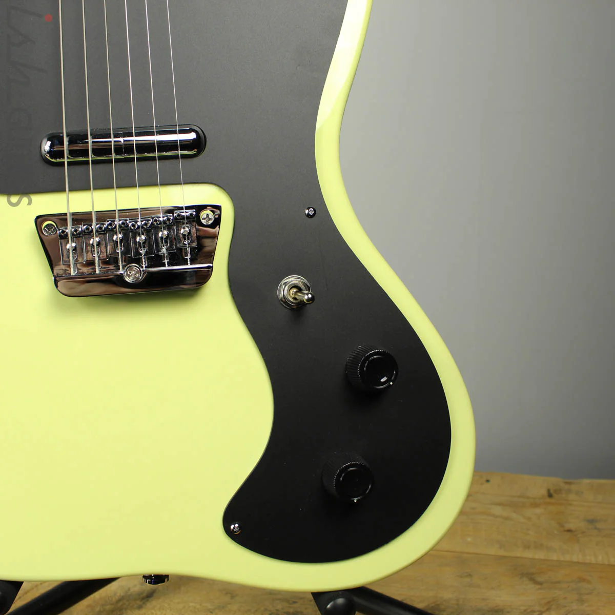Danelectro '67 Reissue Dano Yellow Solidbody Guitar - Image 4