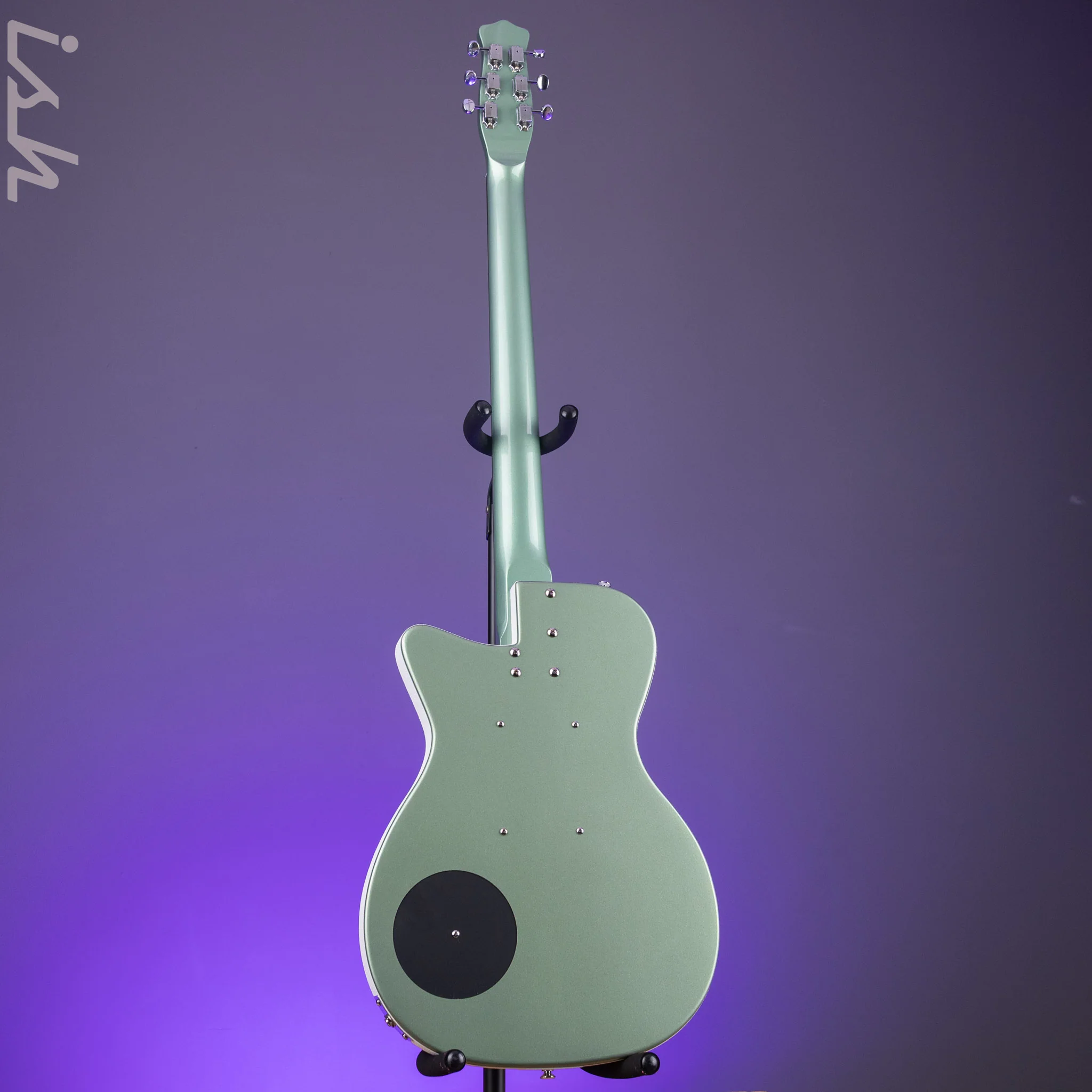 Danelectro D-56 Baritone Electric Guitar Olive Metallic *Ish Guitars Exclusive* Demo - Image 8