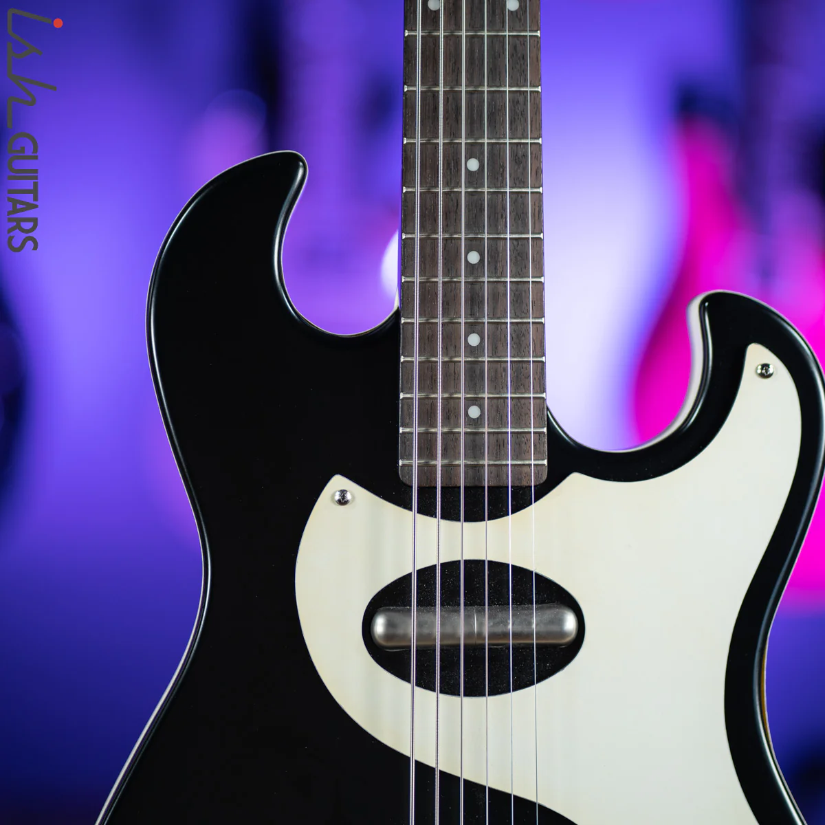 Danelectro D63 Baritone Black Prototype - Image 3