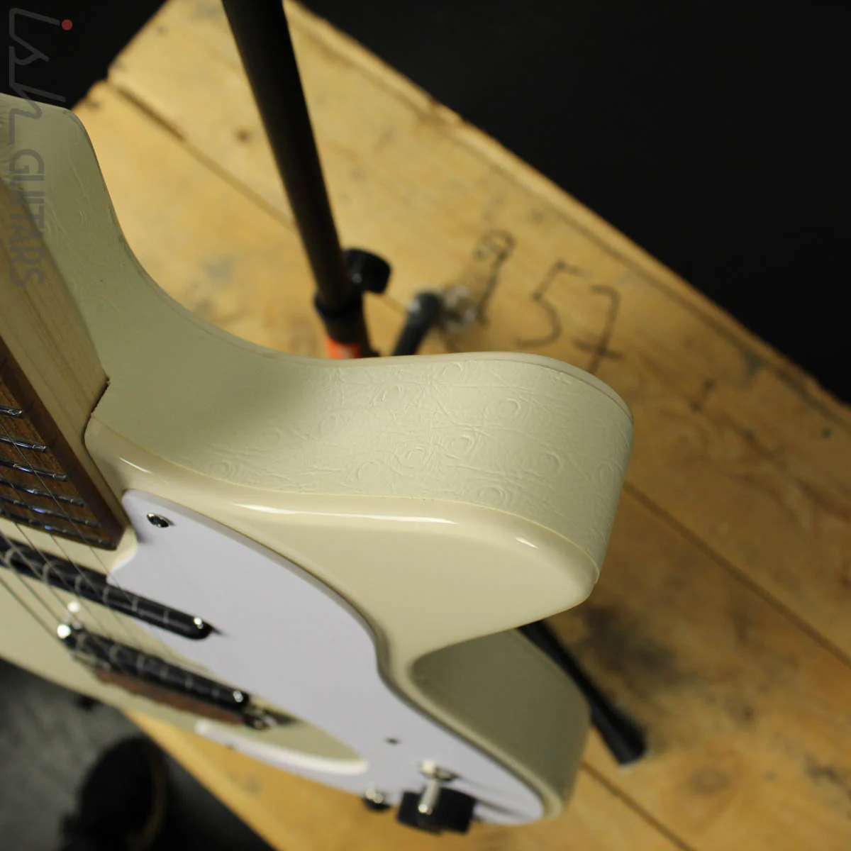 Danelectro Stock 59 Cream Solidbody Electric Guitar (DEMO VIDEO) - Image 4