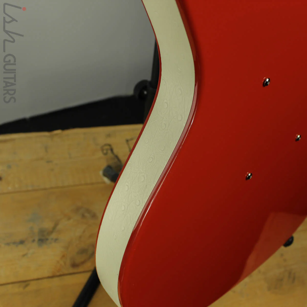 Danelectro Stock 59 Red Electric Guitar (DEMO VIDEO) - Image 8