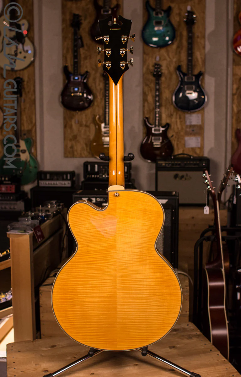 D'Angelico EXL-1 Hollowbody Electric Guitar Natural - Image 10