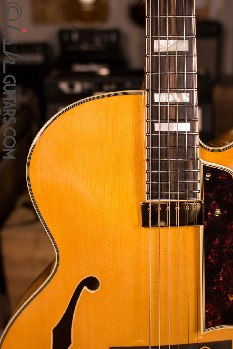 D'Angelico EXL-1 Hollowbody Electric Guitar Natural - Image 3
