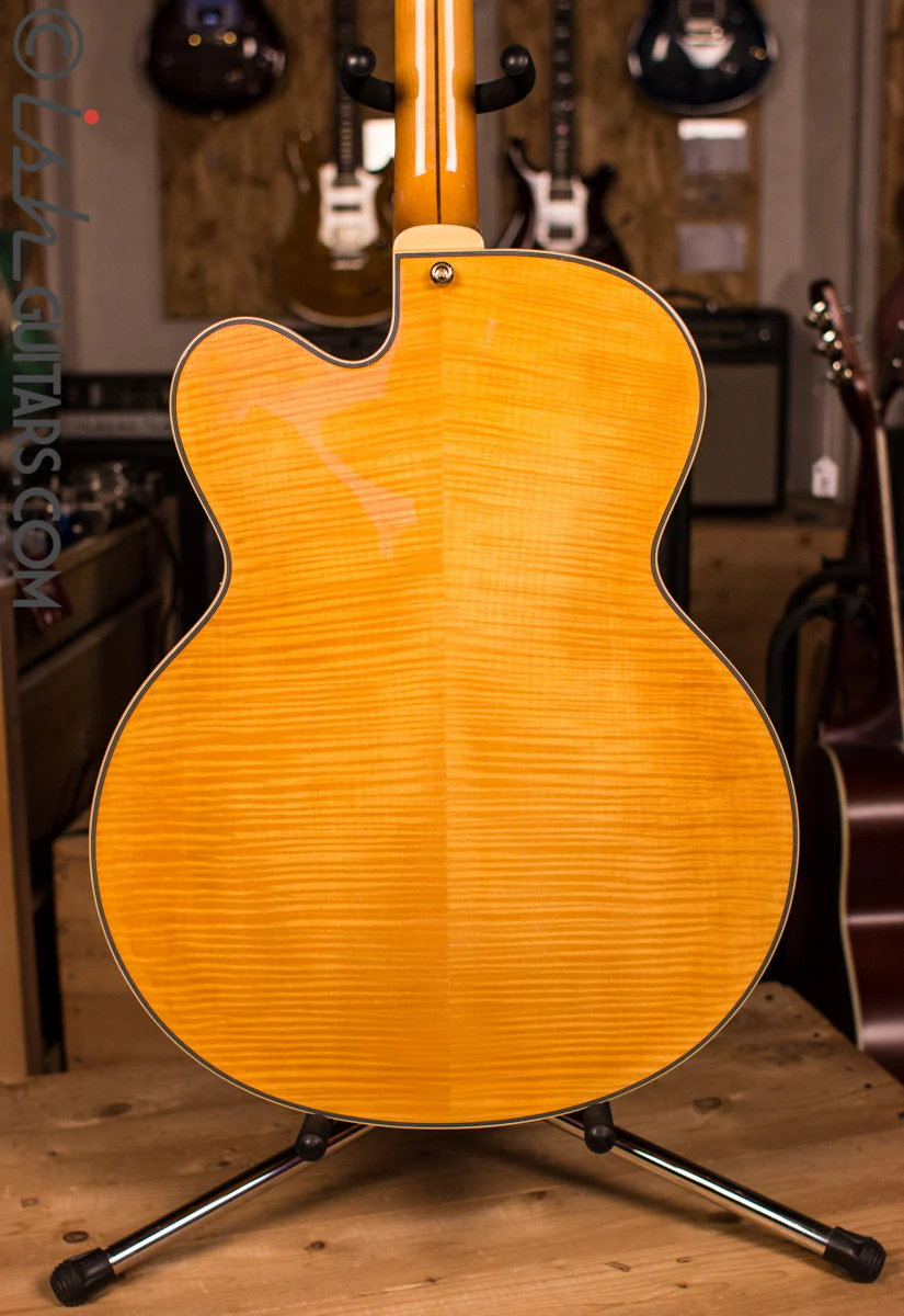 D'Angelico EXL-1 Hollowbody Electric Guitar Natural - Image 9