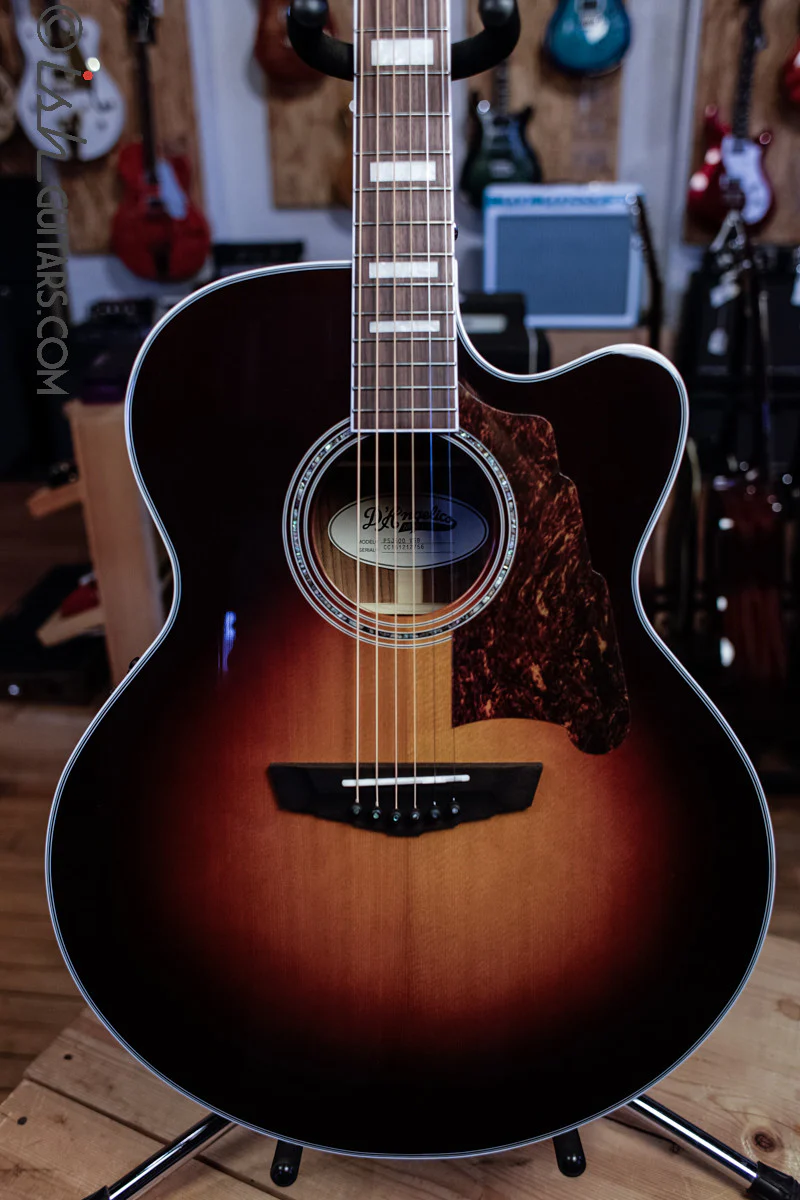 D'Angelico New York Premier Madison Jumbo Acoustic Guitar Sunburst DAPJ600VSBCP