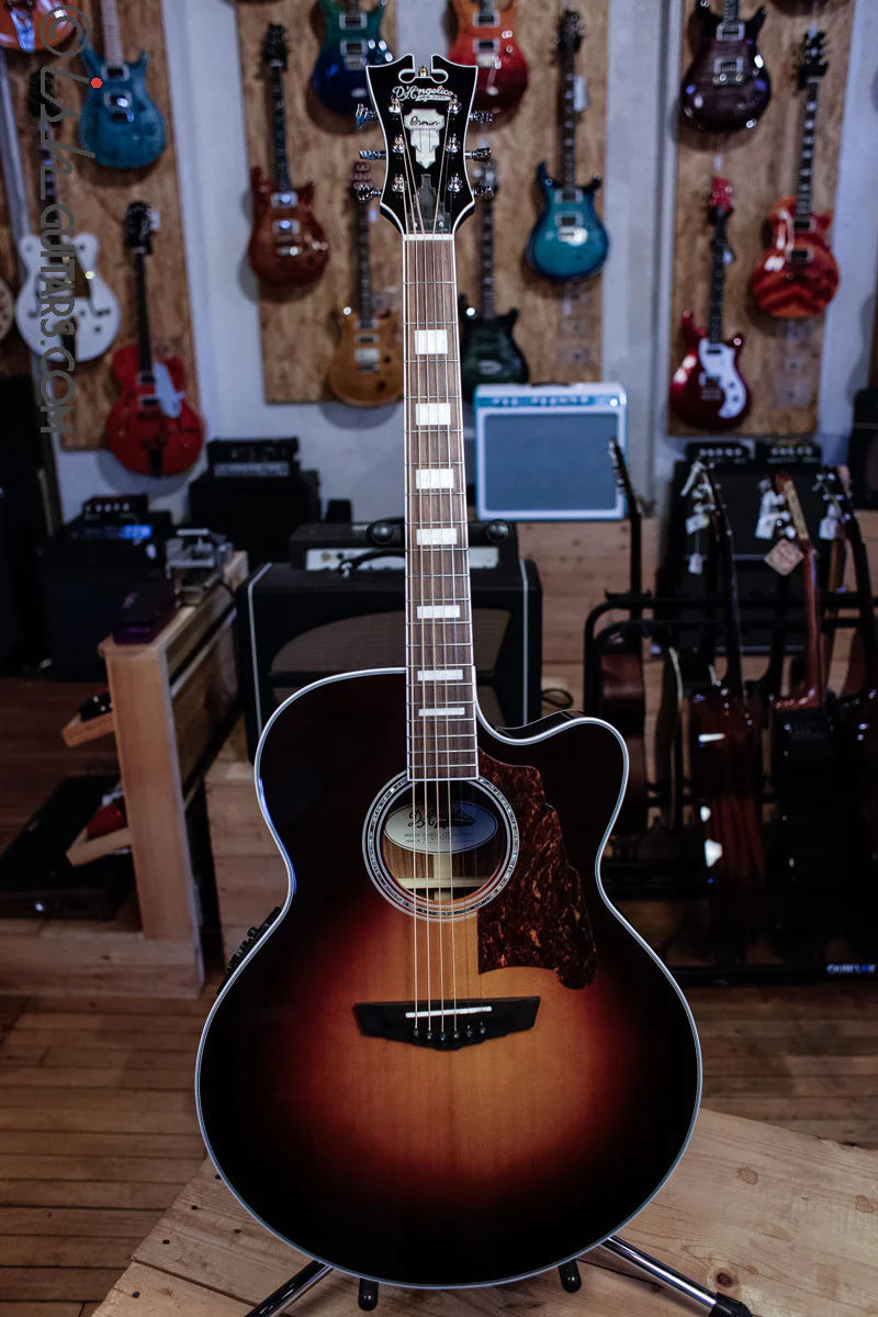D'Angelico New York Premier Madison Jumbo Acoustic Guitar Sunburst DAPJ600VSBCP - Image 2