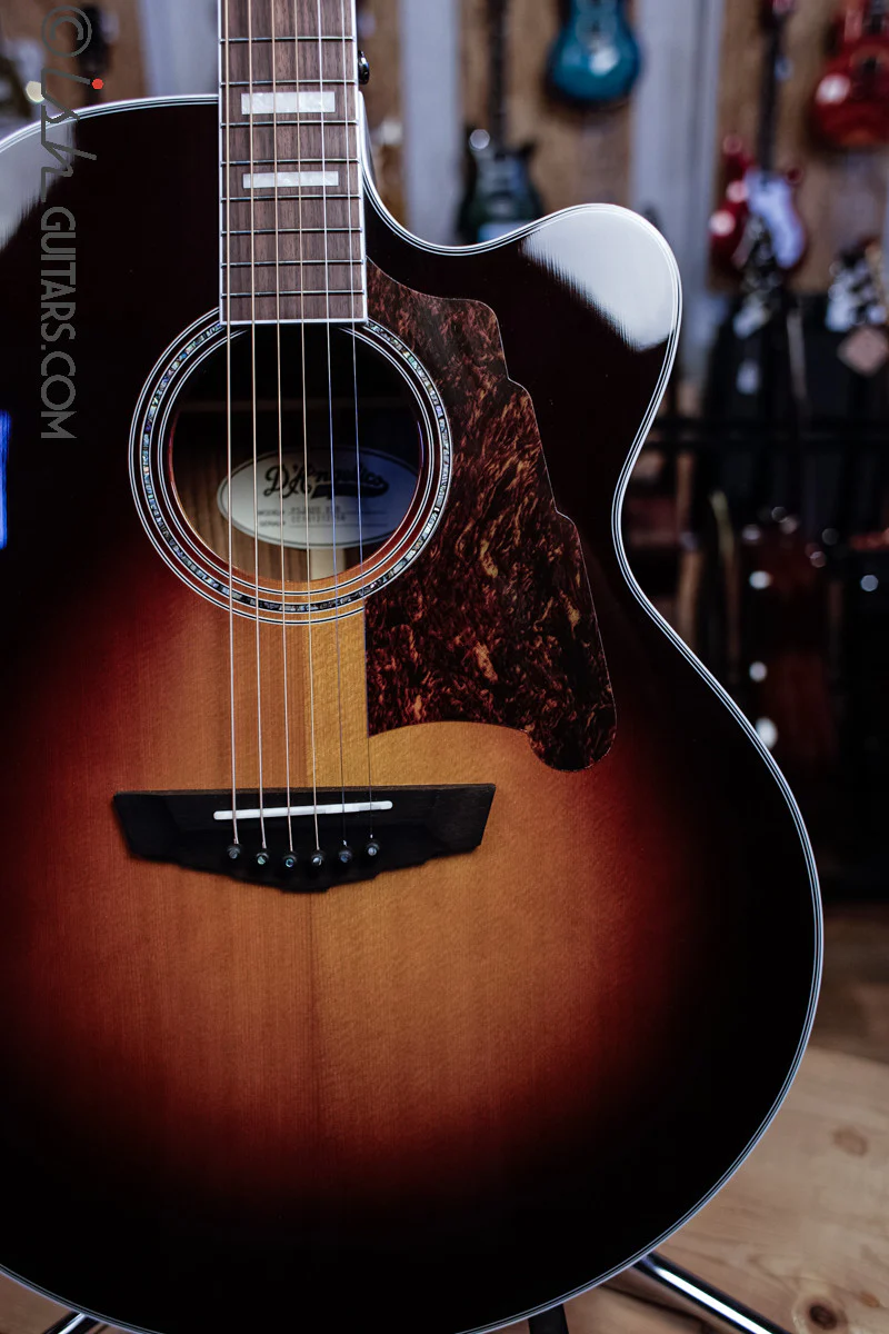 D'Angelico New York Premier Madison Jumbo Acoustic Guitar Sunburst DAPJ600VSBCP - Image 3