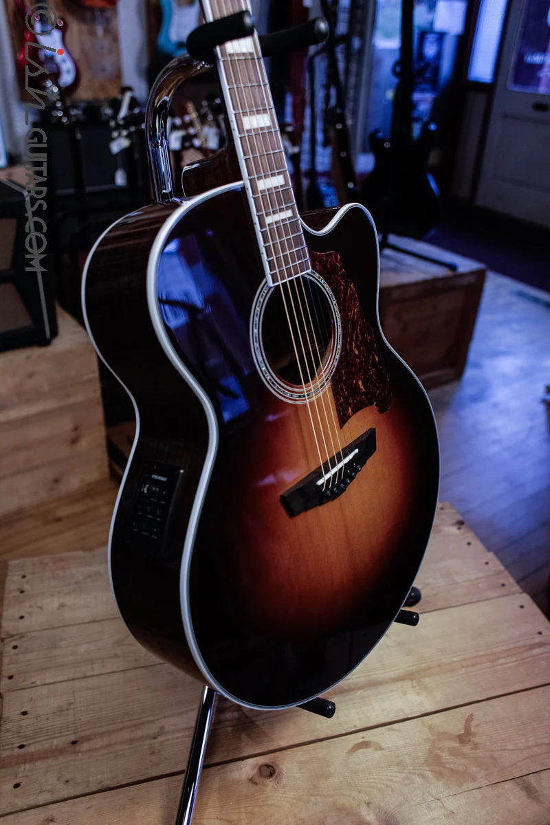 D'Angelico New York Premier Madison Jumbo Acoustic Guitar Sunburst DAPJ600VSBCP - Image 8