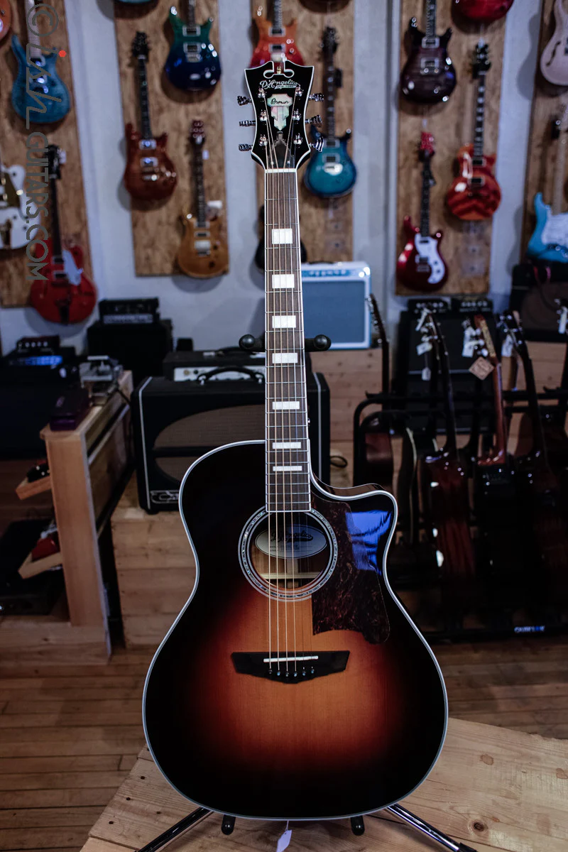 D'Angelico Premier Gramercy Acoustic Sunburst DAPG200VSBCP - Image 2