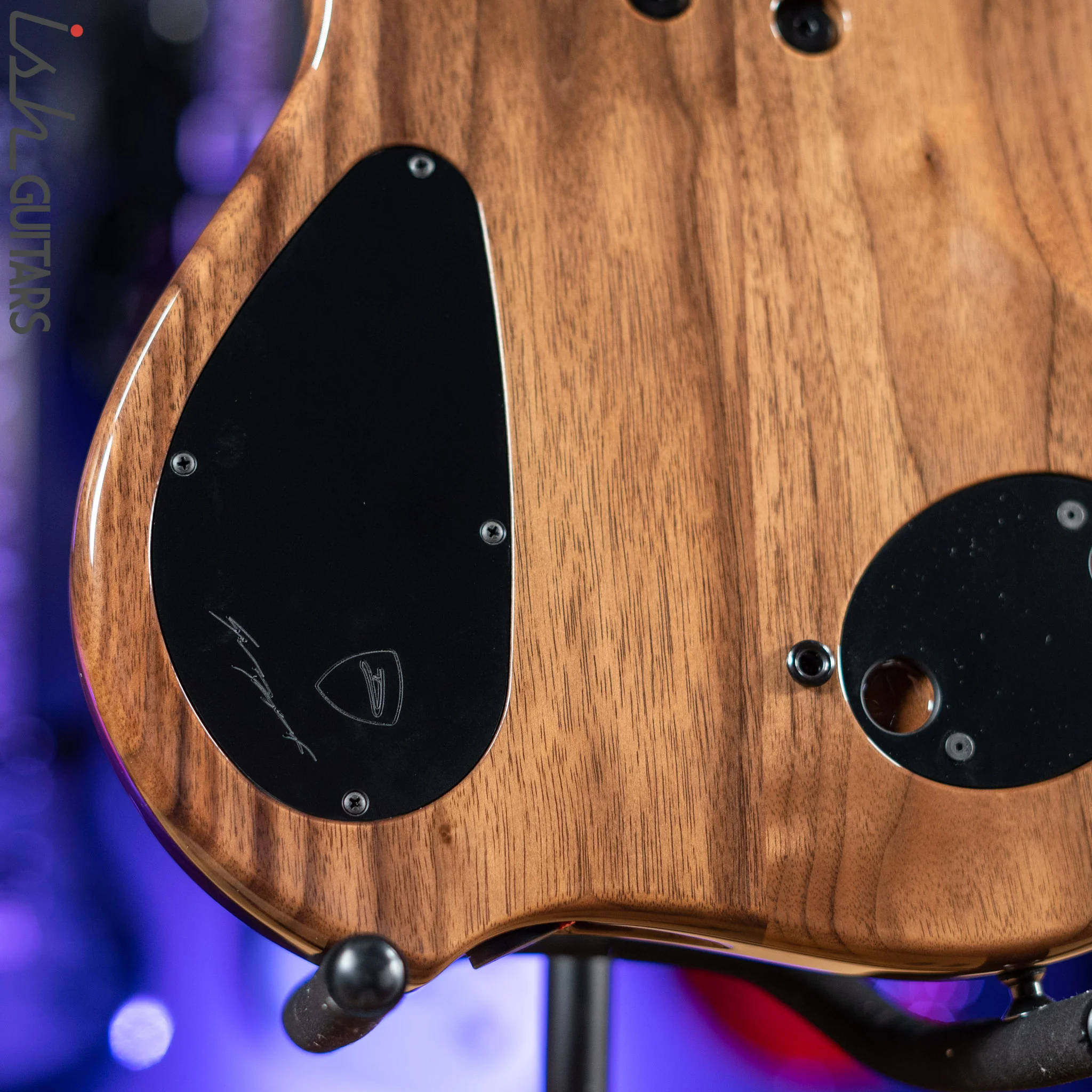 Dingwall Afterburner II Semi-Hollow 5-String Bass Figured Walnut Top Natural - Image 11