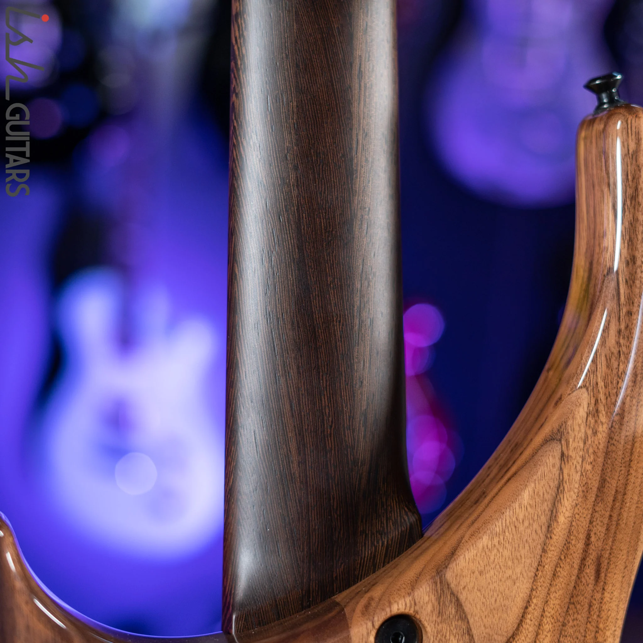 Dingwall Afterburner II Semi-Hollow 5-String Bass Figured Walnut Top Natural - Image 12