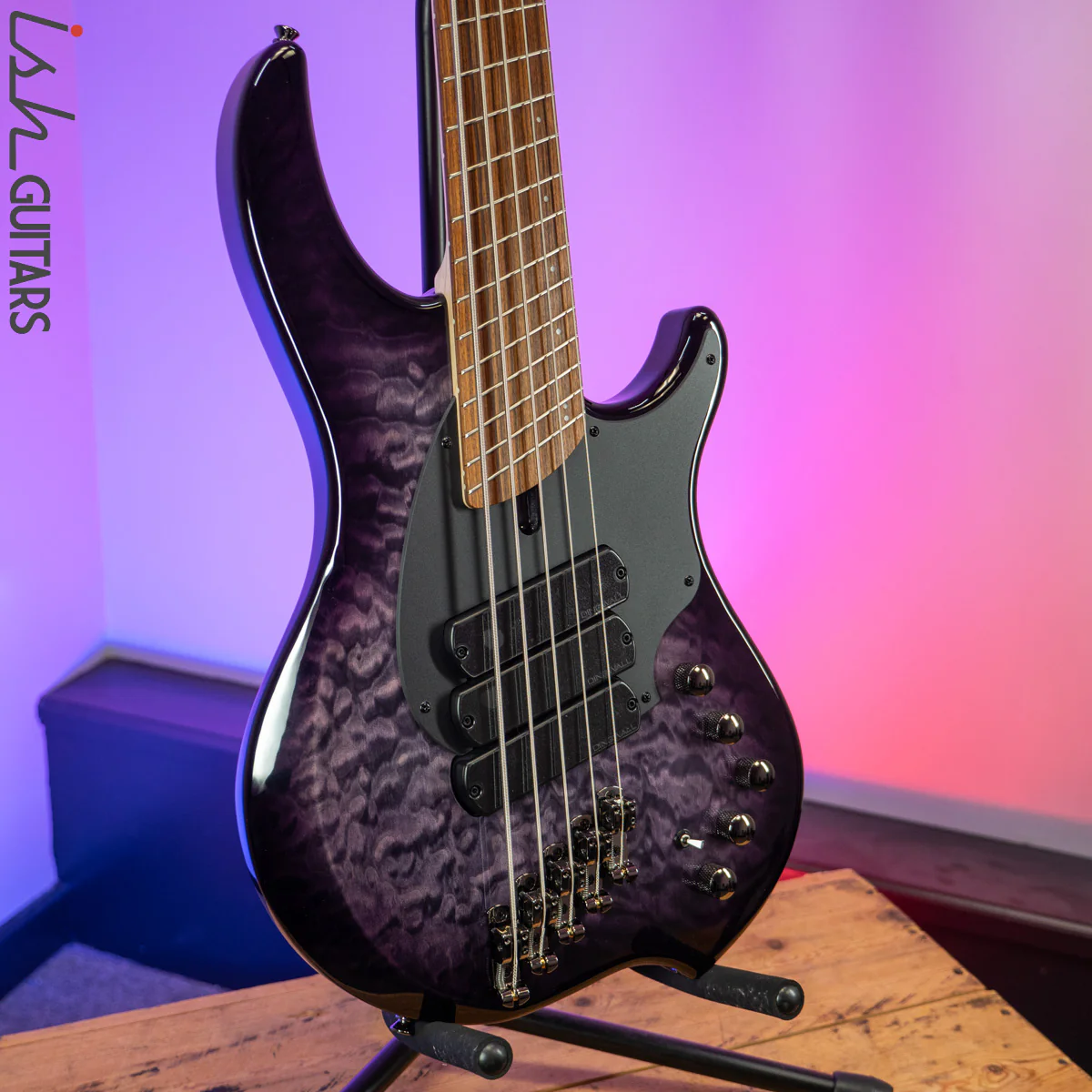 Dingwall 10th Anniversary Combustion 5-String 3 PUP Amethystburst Pau Ferro Fretboard - Image 5