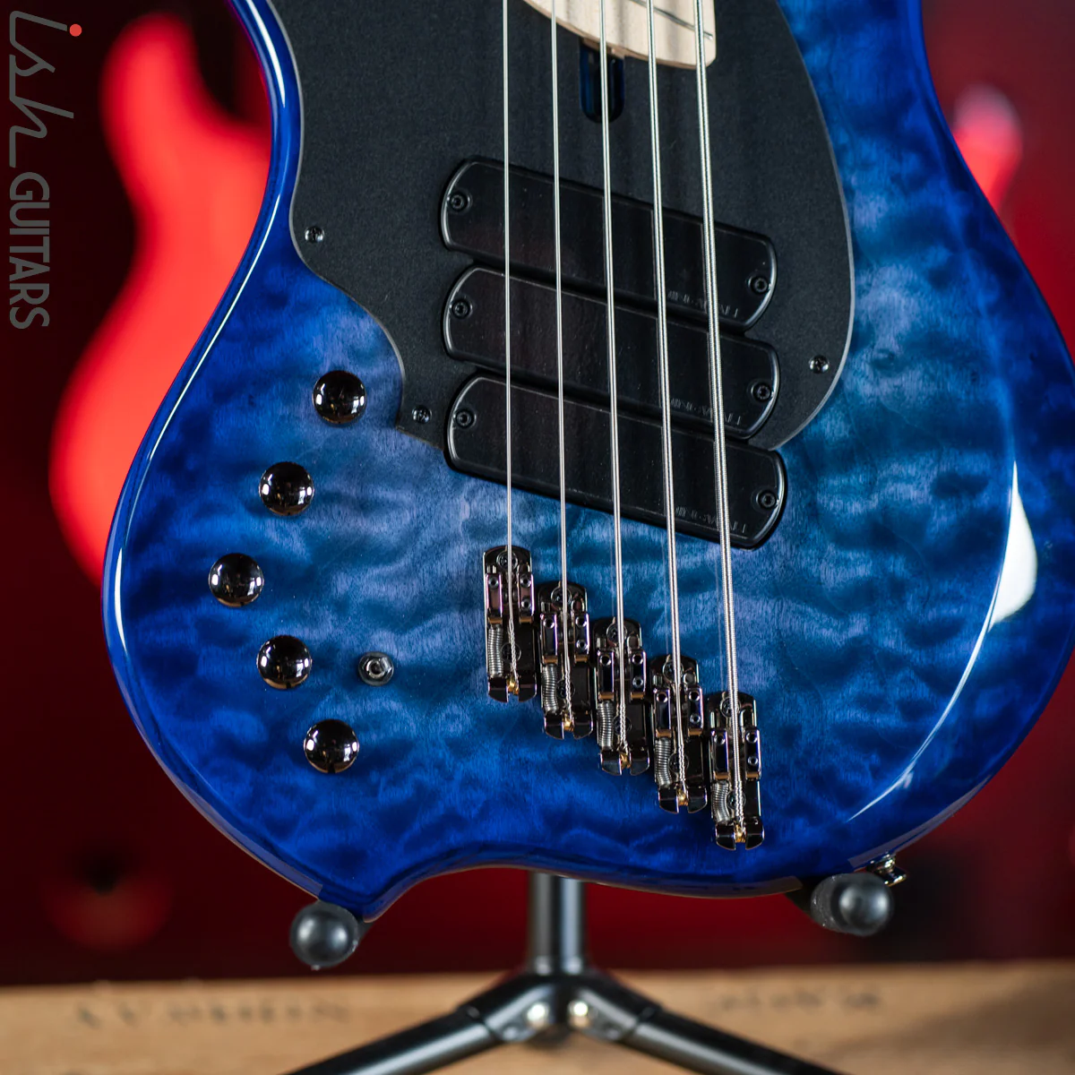 Dingwall Combustion 3 5-String Left Handed Bass Indigoburst - Image 4