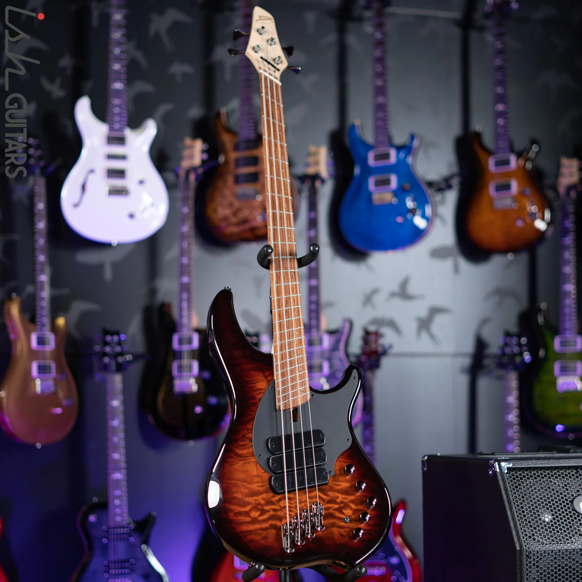 Dingwall Combustion 4-String Bass Vintageburst Pao Ferro Fretboard B-Stock - Image 2